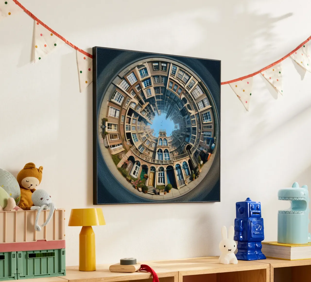 Sphere 064 - Circular Brick Architecture alluminio dibond da Spheres