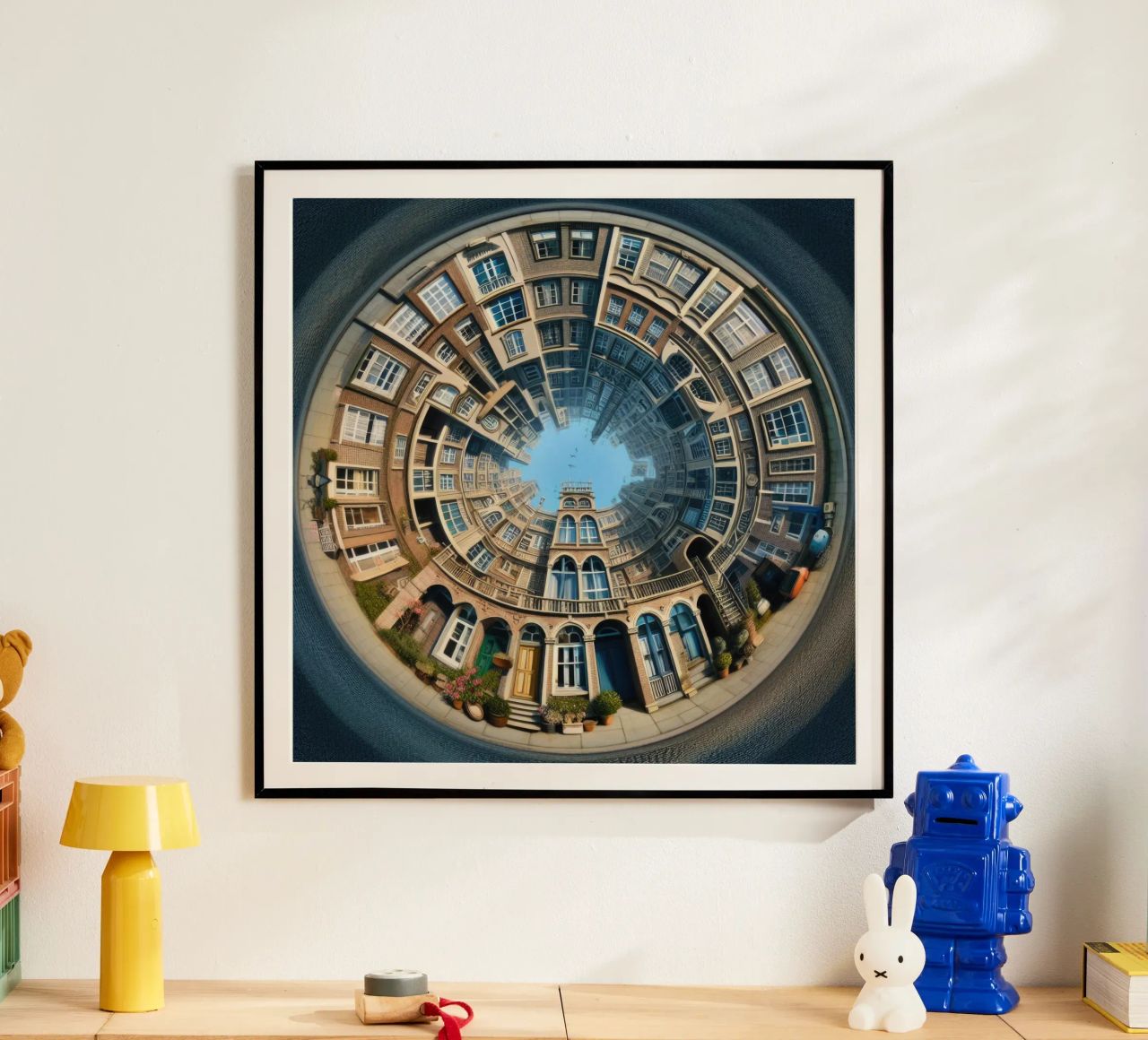 Sphere 064 - Circular Brick Architecture poster by Spheres