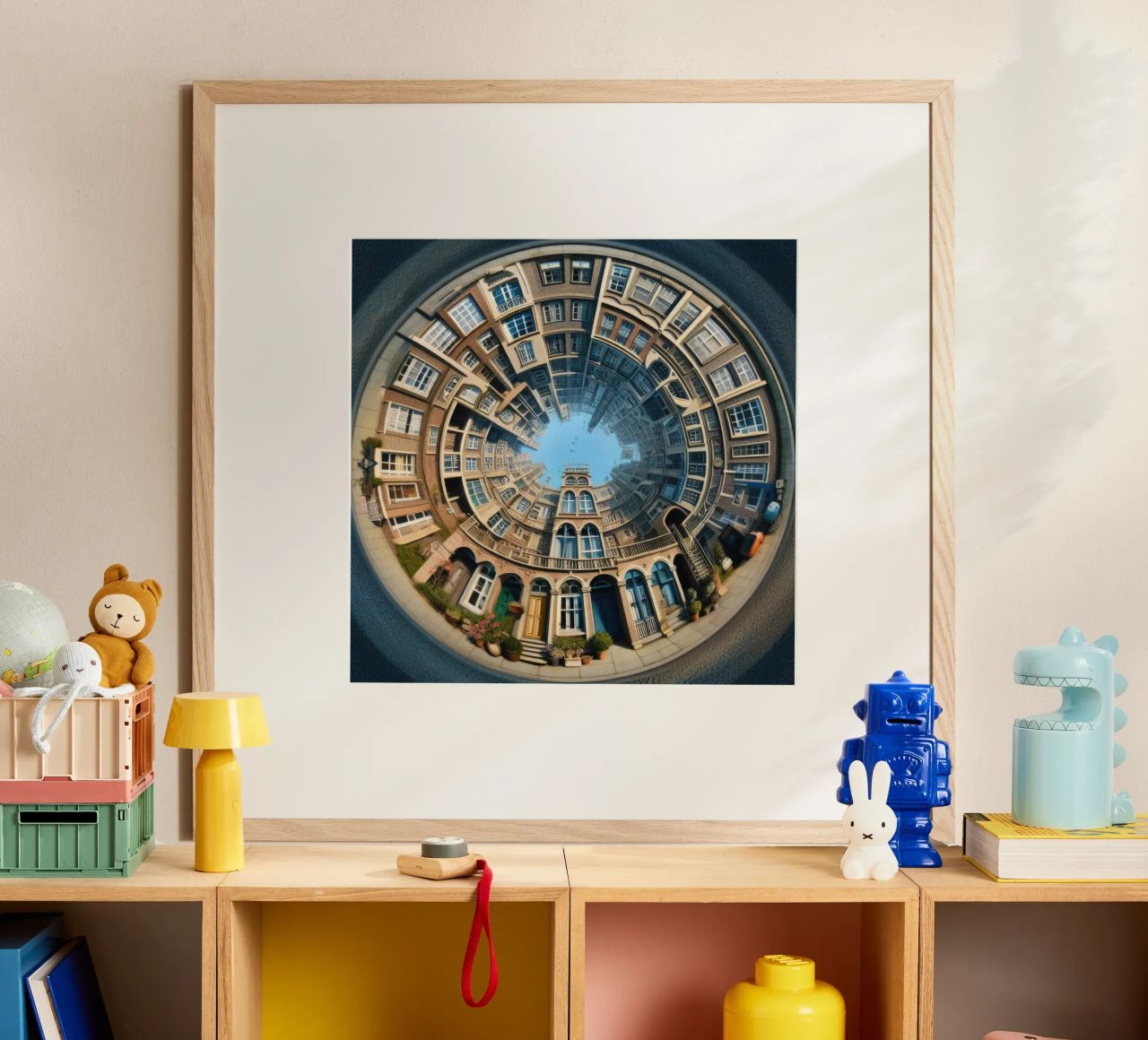Sphere 064 - Circular Brick Architecture poster by Spheres