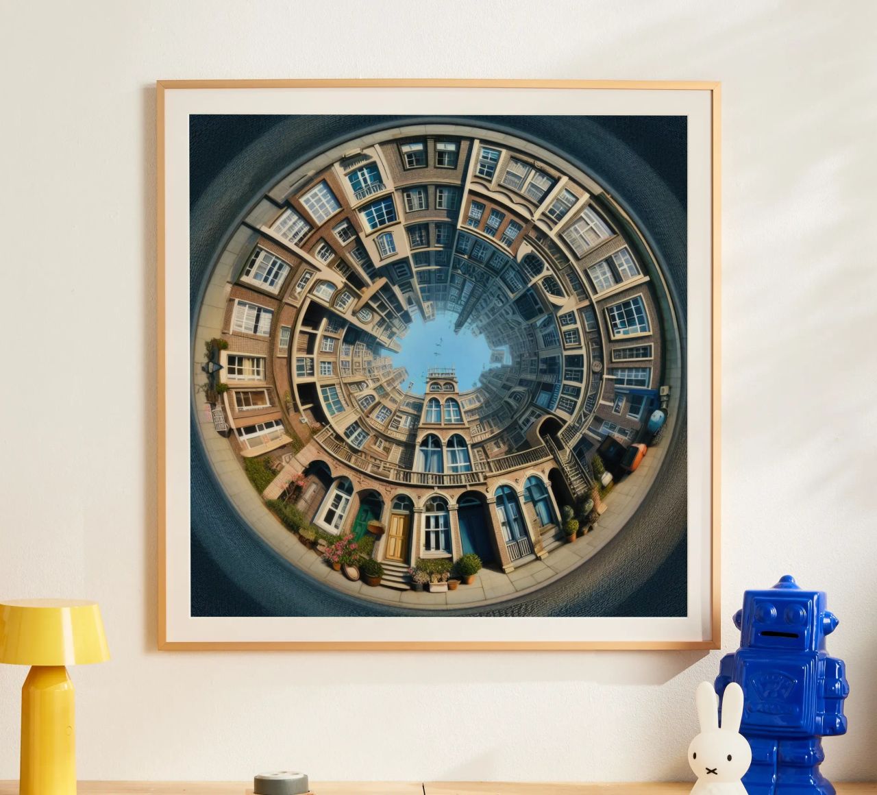 Sphere 064 - Circular Brick Architecture poster by Spheres