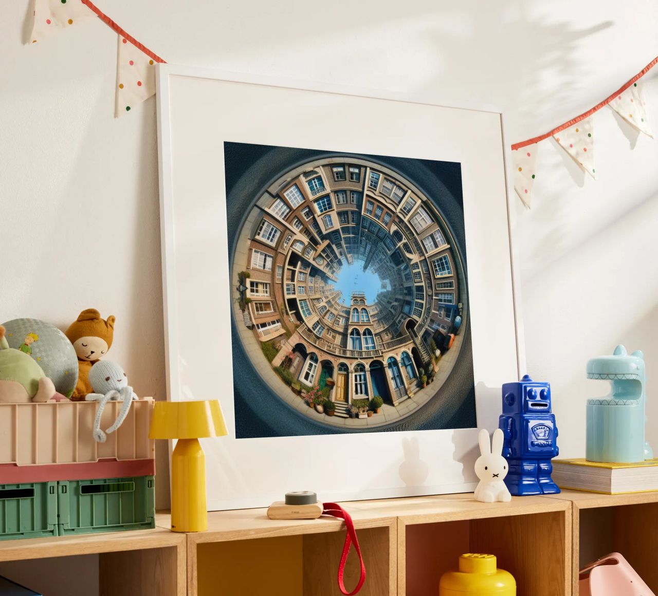 Sphere 064 - Circular Brick Architecture poster by Spheres