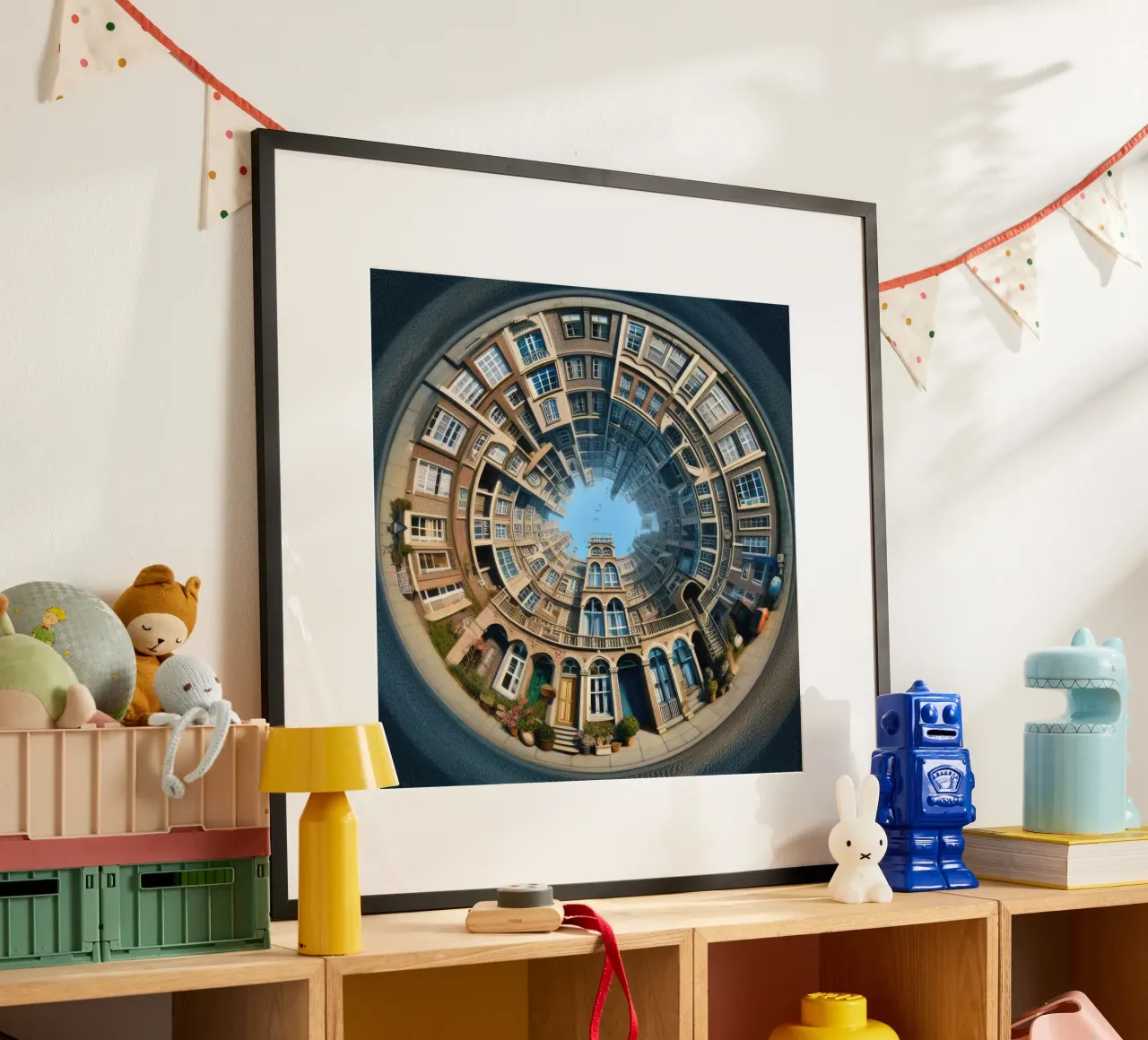 Sphere 064 - Circular Brick Architecture poster de Spheres