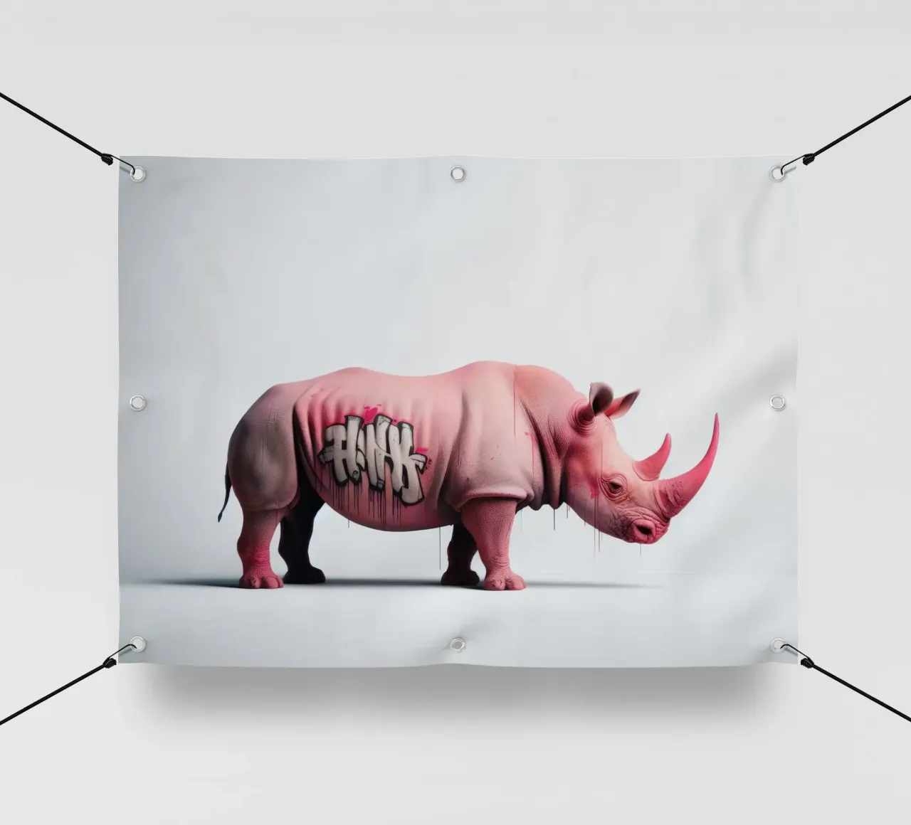 Rhino telo in pvc da Art Unleashed