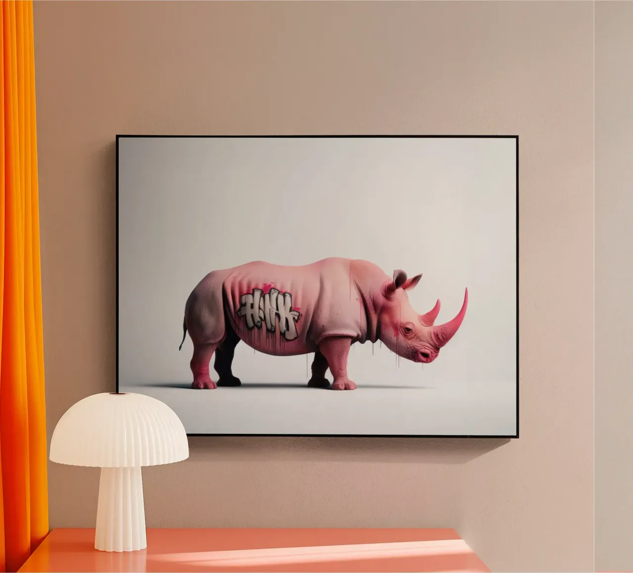 Rhino plexiglass da Art Unleashed
