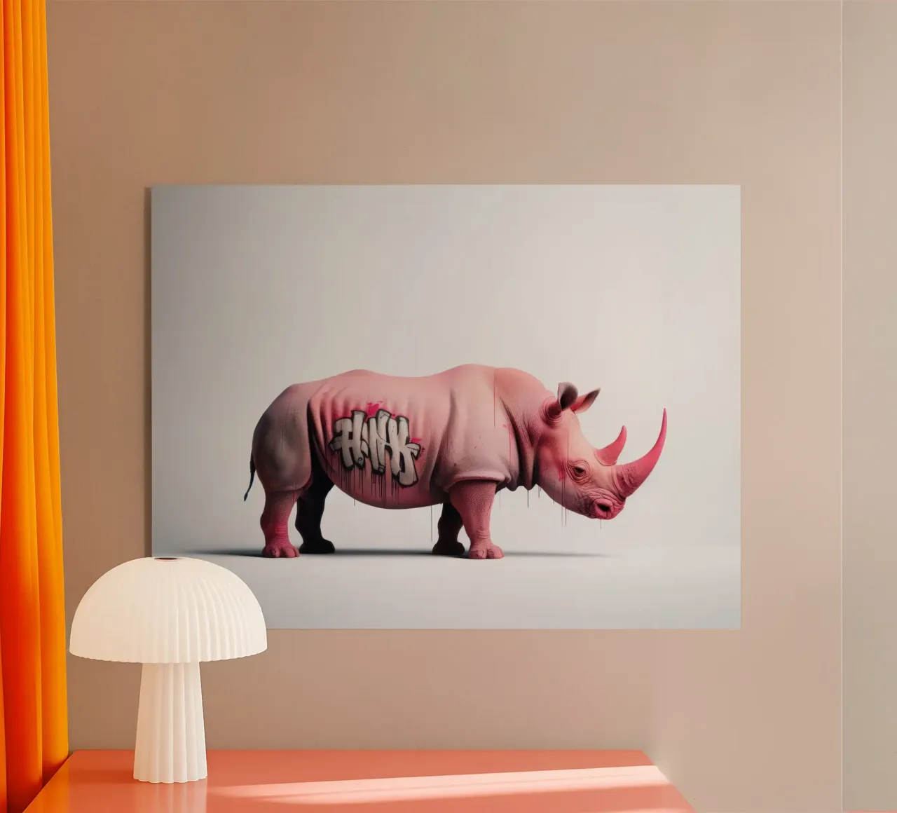 Rhino plexiglass da Art Unleashed