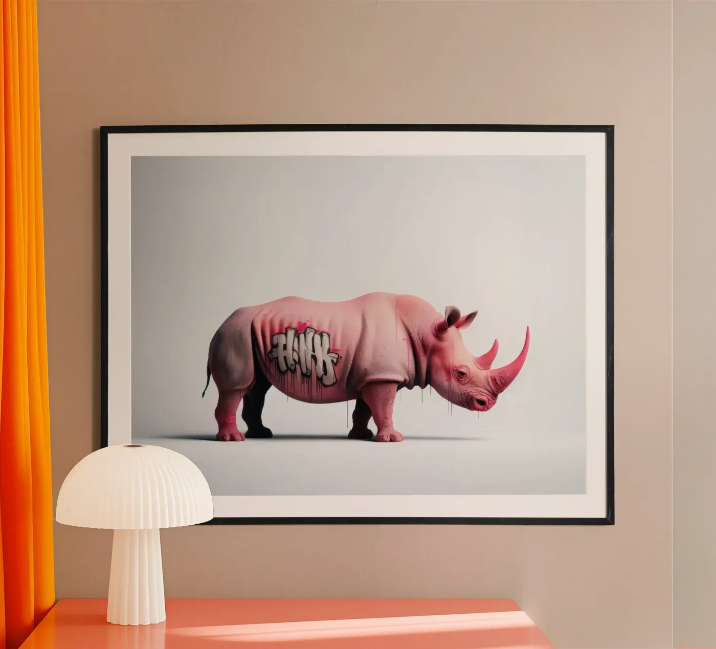 Rhino poster da Art Unleashed