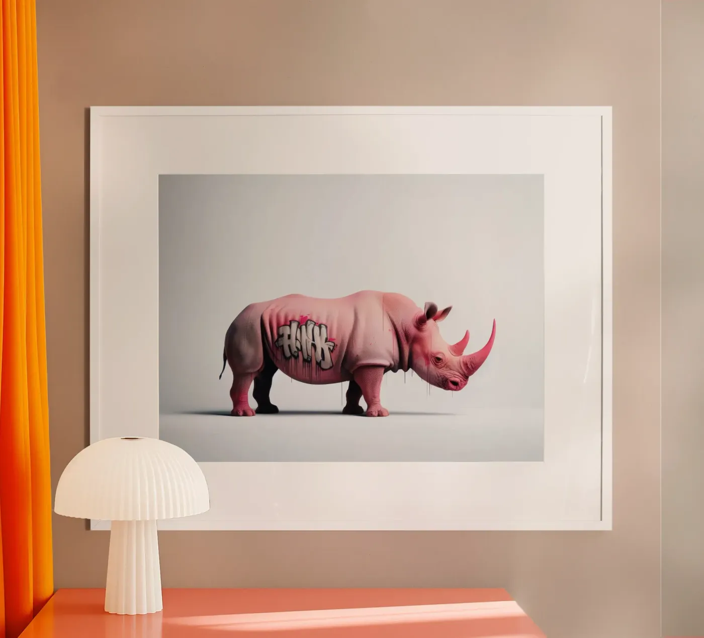 Rhino poster da Art Unleashed