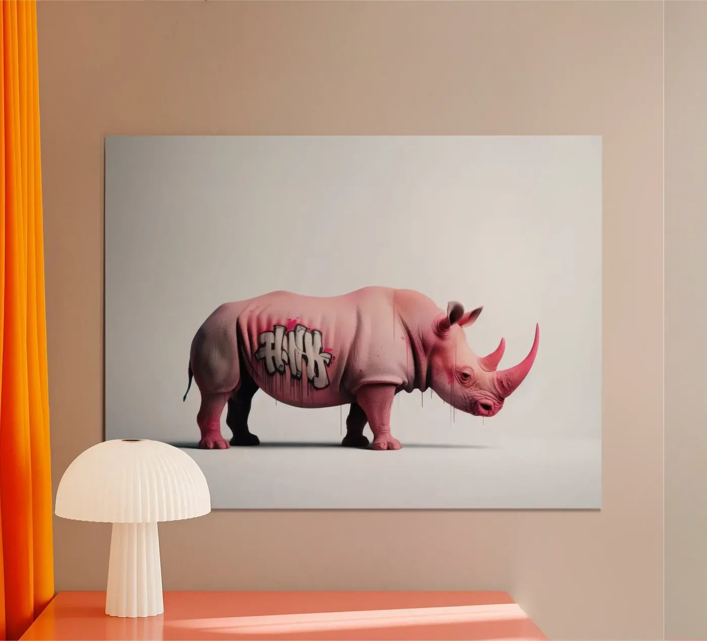 Rhino poster da Art Unleashed