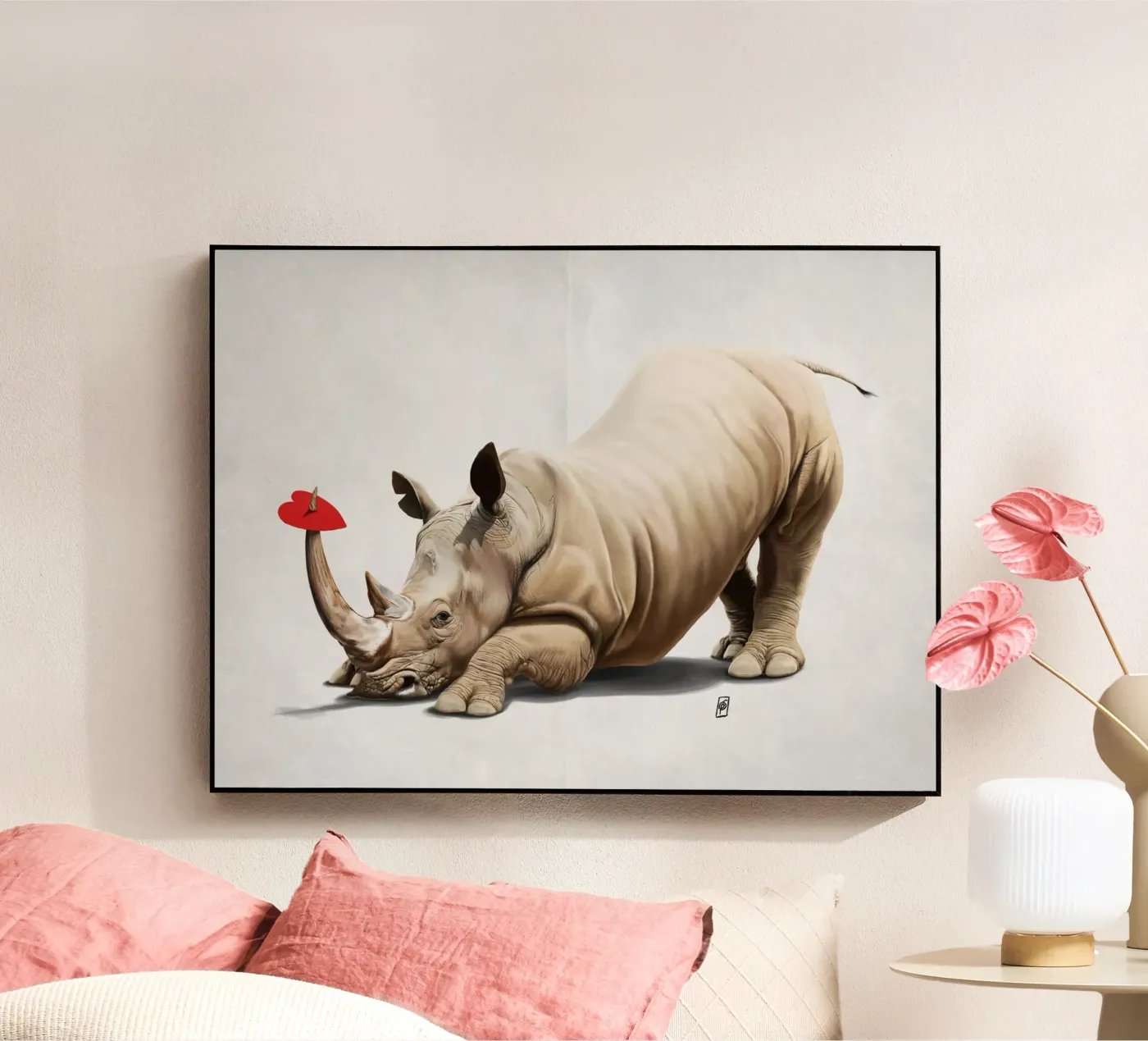 Horny (Wordless) plexiglass da Rob Art | Illustration