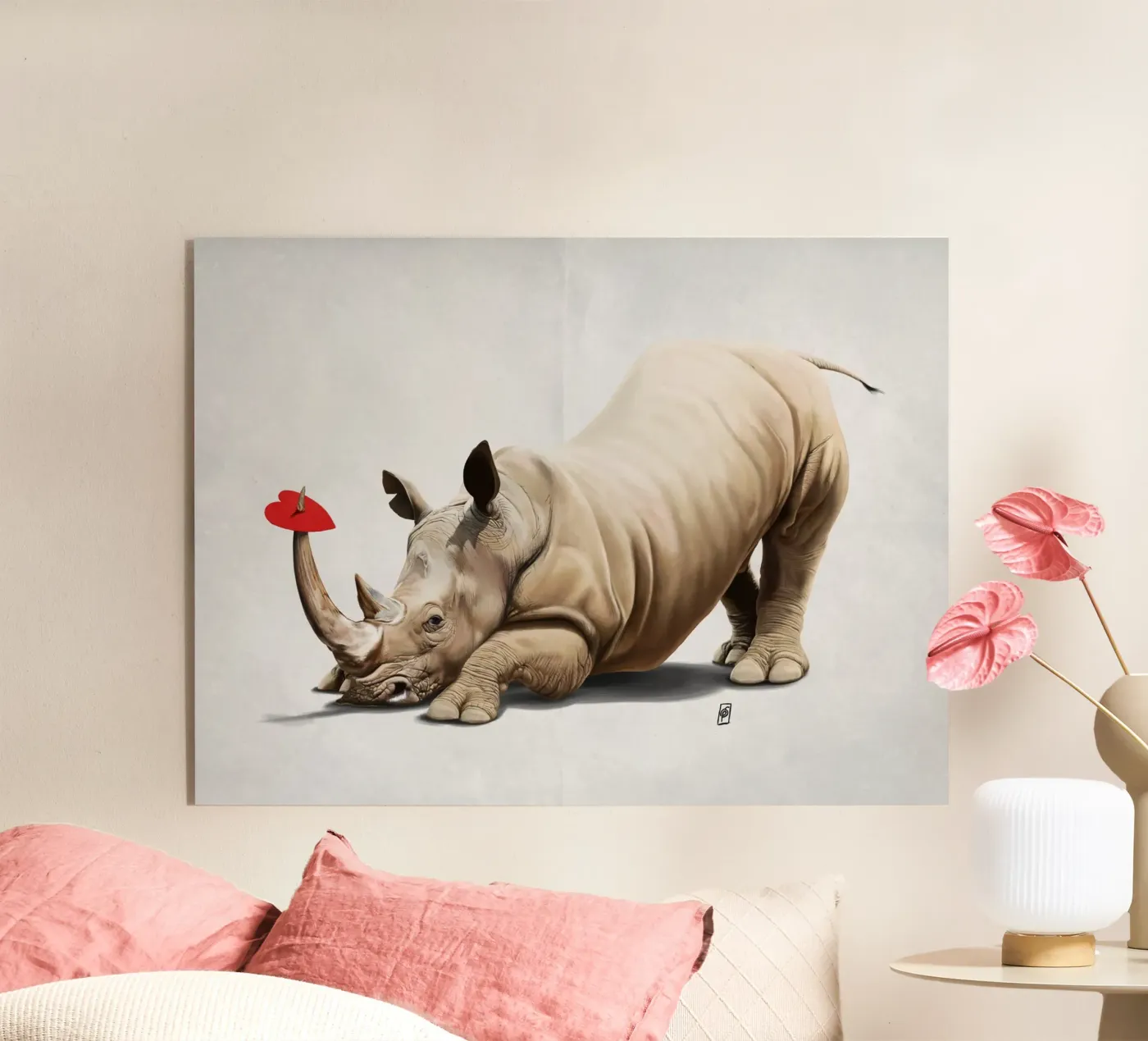 Horny (Wordless) plexiglass da Rob Art | Illustration