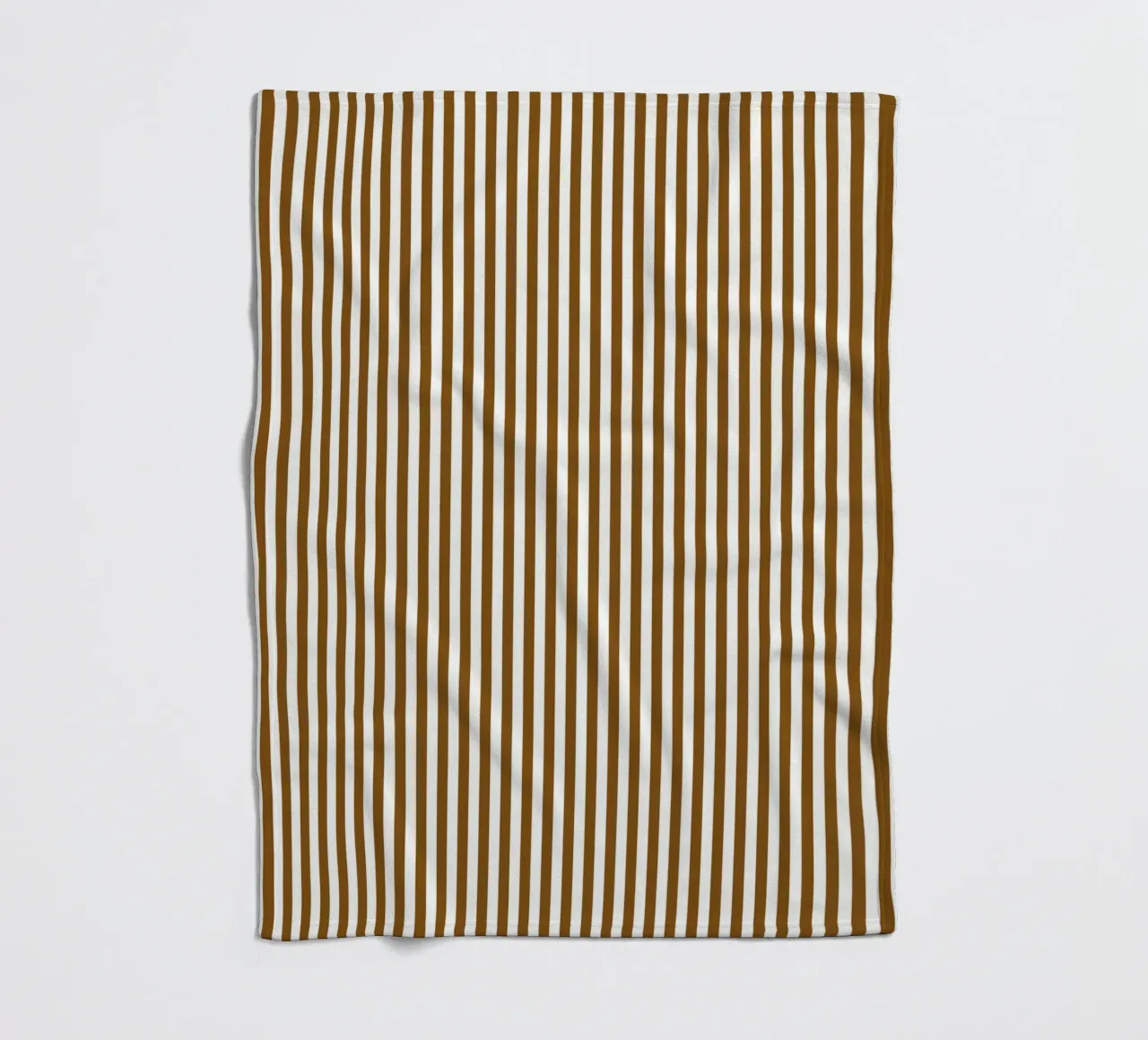 Chic Classic Bold Stripes 2 | White and Dark Chocolate Brown fleece blanket by Beauty in Simplicity