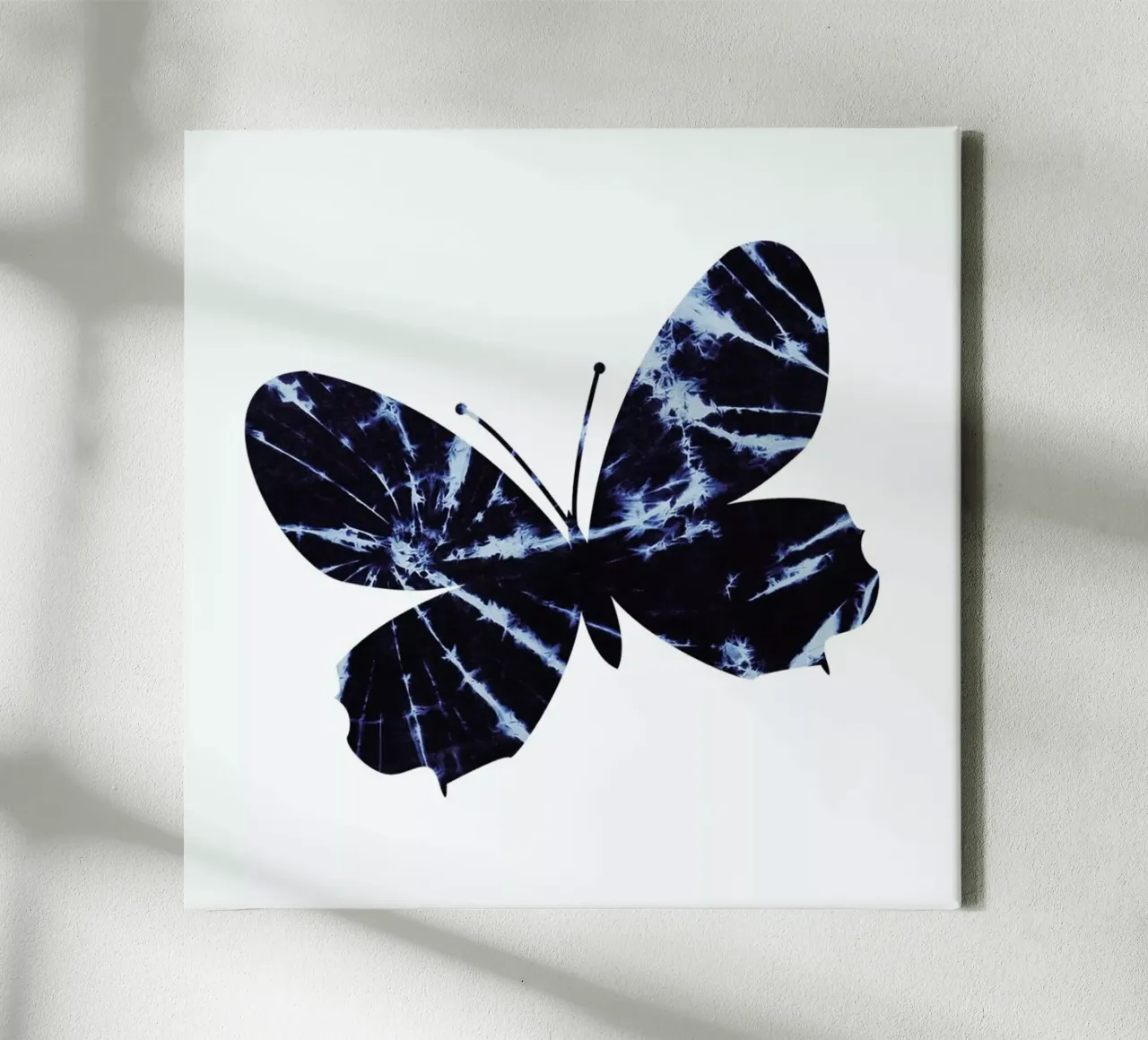 Batik Butterfly canvas met Baklijst van XOXO Arte