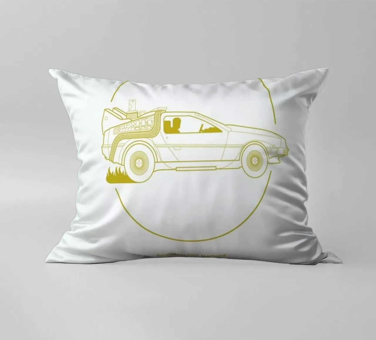 Delorean Time Machine cuscino da Dean Smith