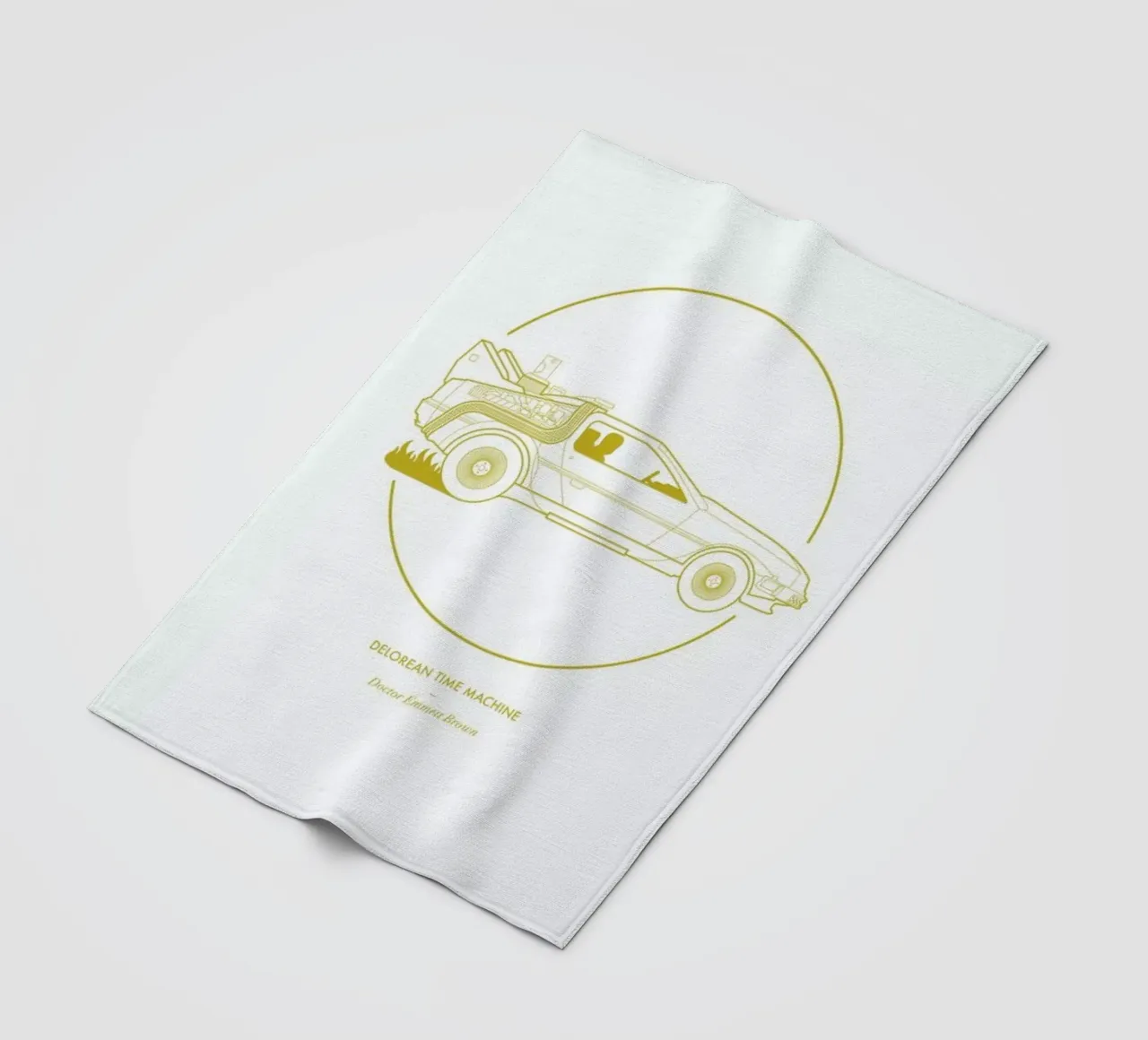 Delorean Time Machine coperta in pile da Dean Smith