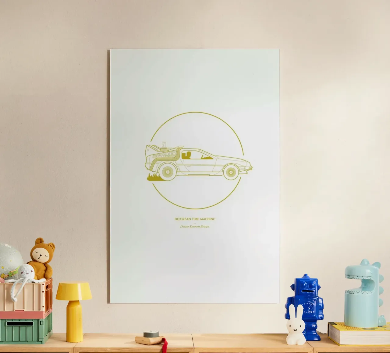 Delorean Time Machine plexiglass da Dean Smith