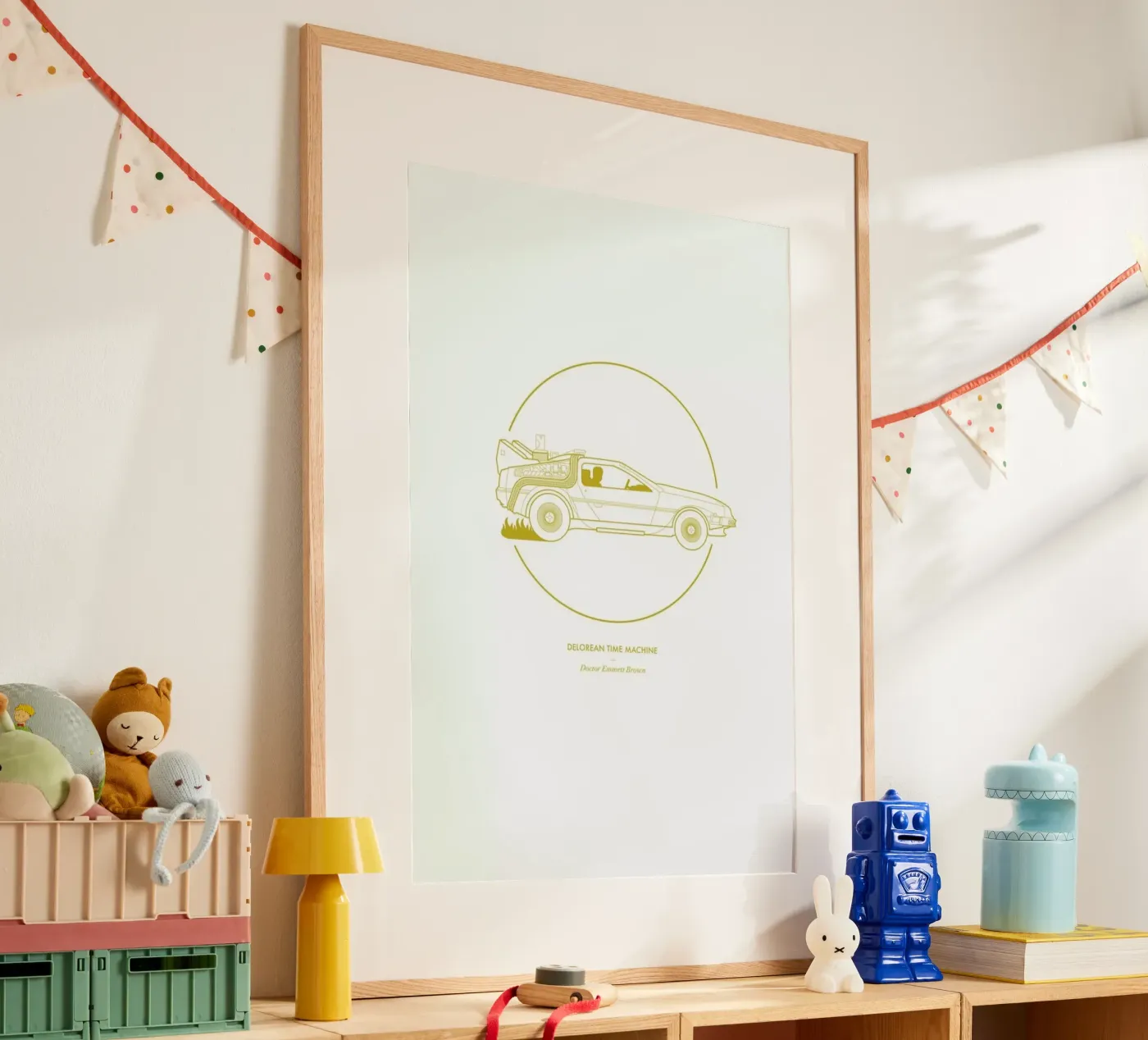 Delorean Time Machine poster da Dean Smith
