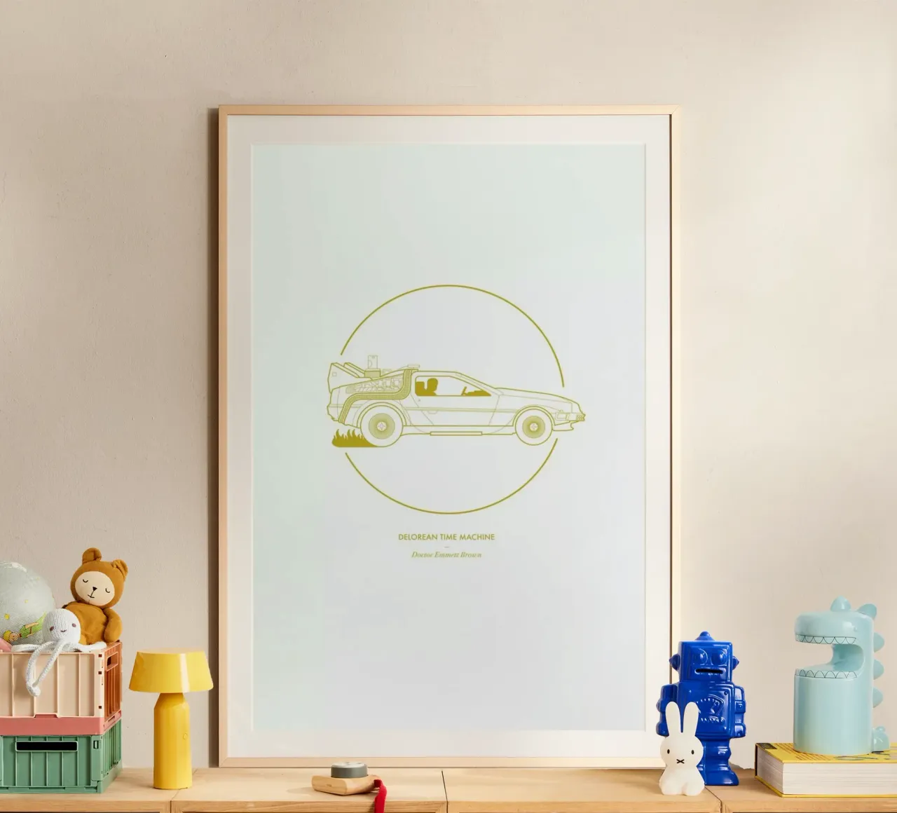 Delorean Time Machine poster da Dean Smith