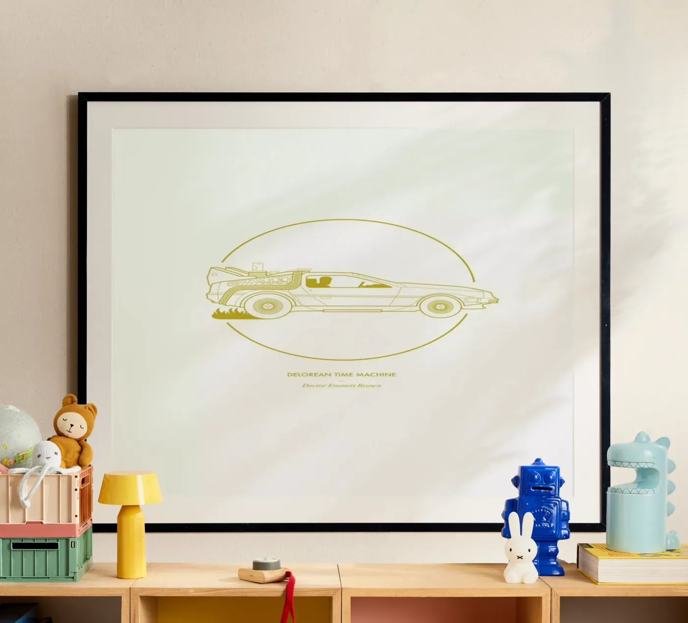 Delorean Time Machine poster da Dean Smith