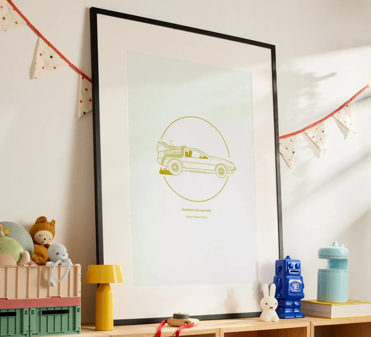 Delorean Time Machine carta hahnemühle da Dean Smith