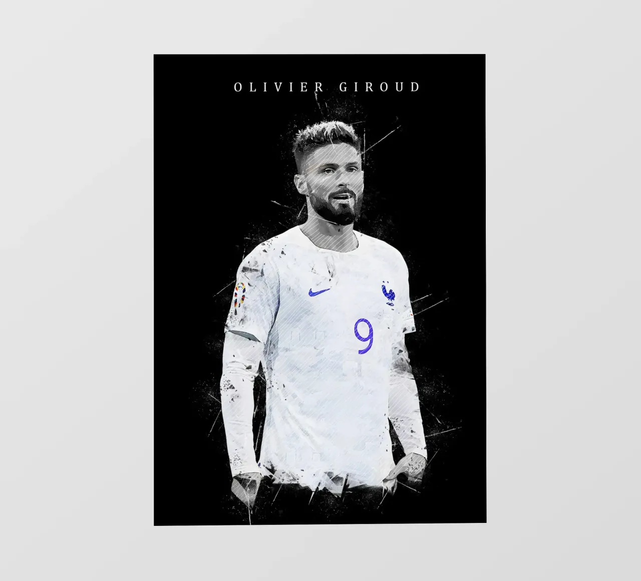 Olivier Giroud pellicola backlit da tenten