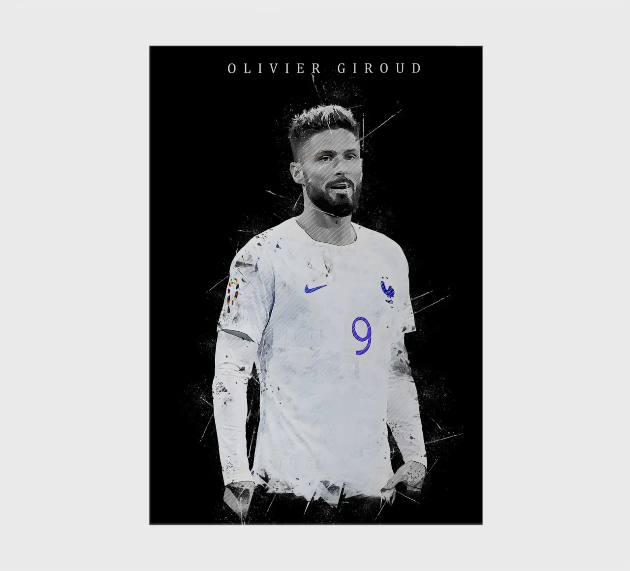 Olivier Giroud notebook by tenten