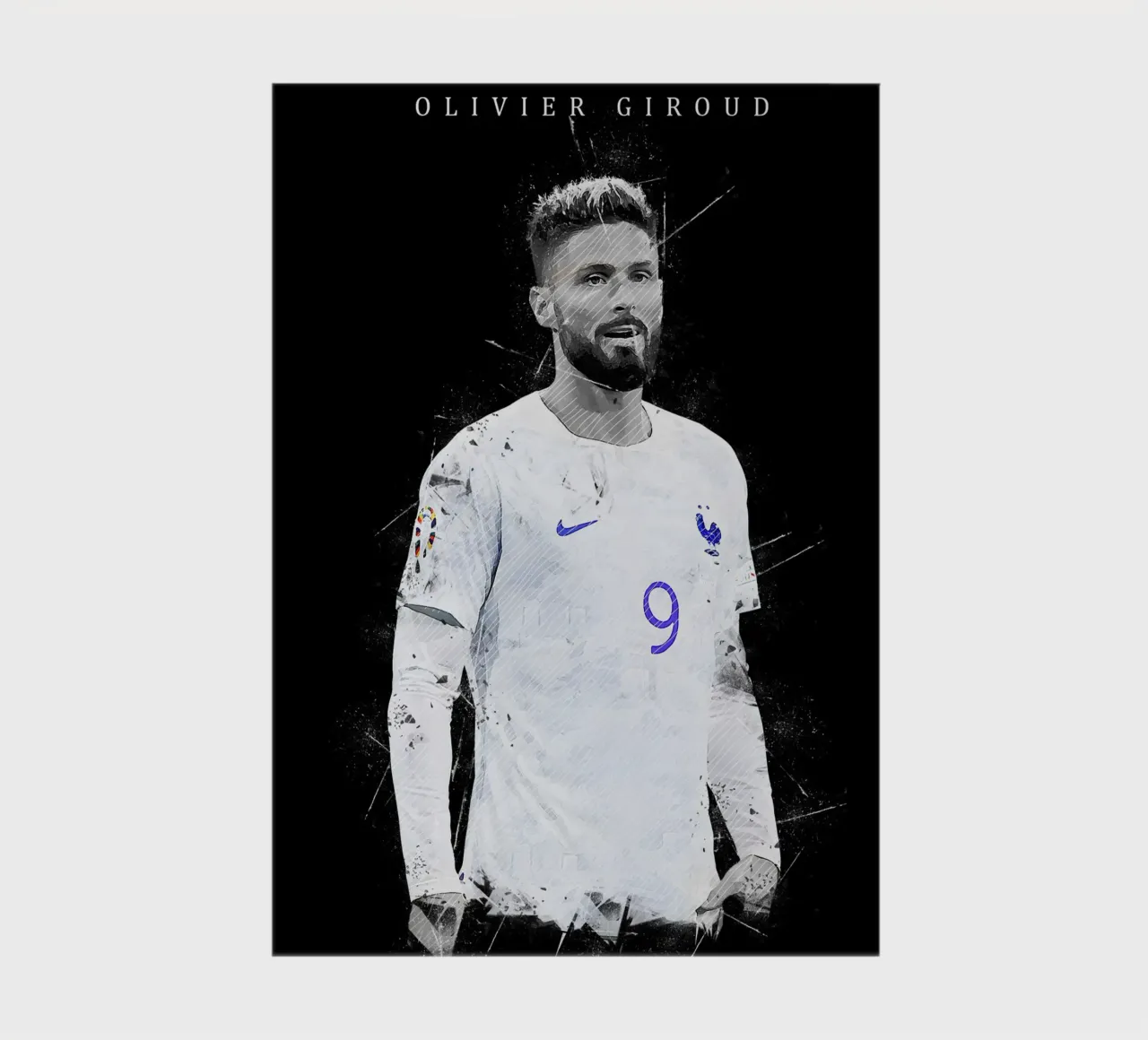 Olivier Giroud notebook by tenten