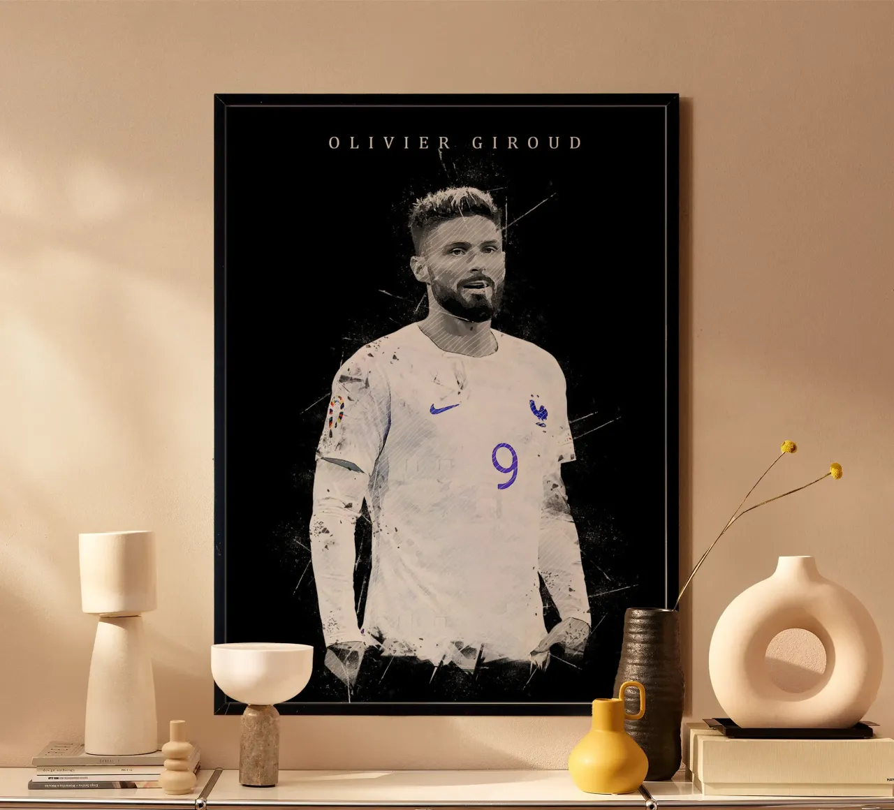 Olivier Giroud carta hahnemühle da tenten