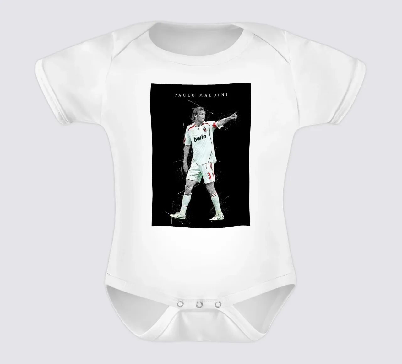 Paolo Maldini body neonato maniche corte da tenten