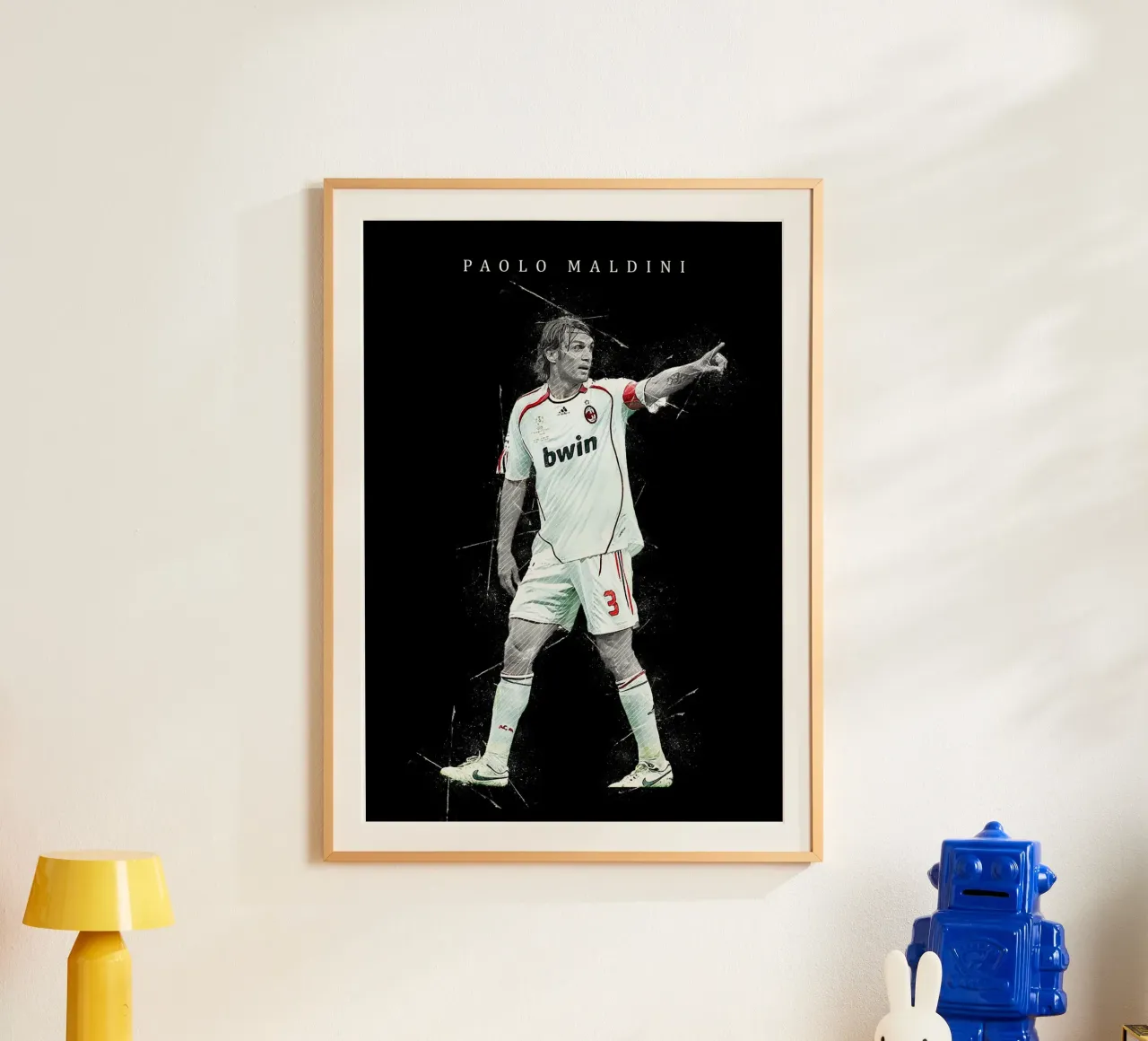 Paolo Maldini carta hahnemühle da tenten