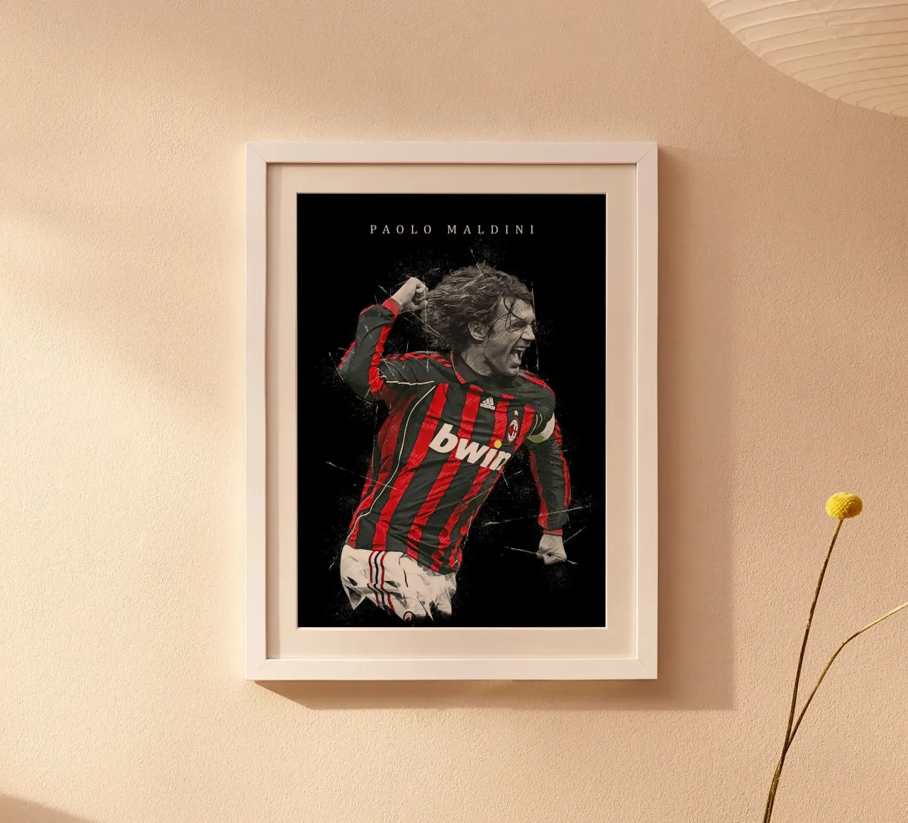 Paolo Maldini 1 carta hahnemühle da tenten