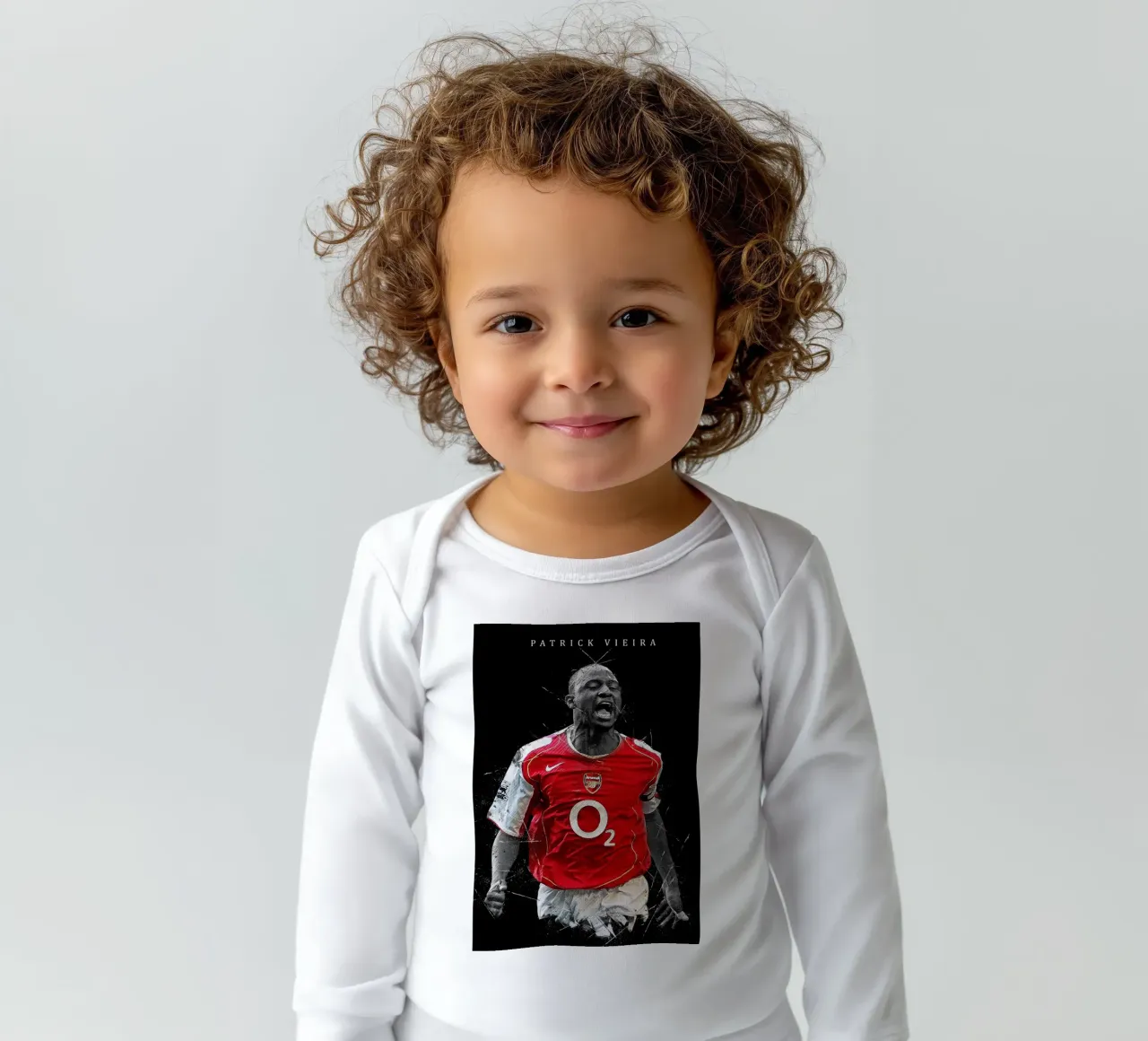 Patrick Vieira body neonato maniche lunghe da tenten