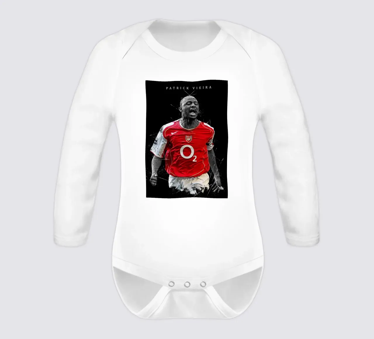 Patrick Vieira body neonato maniche lunghe da tenten