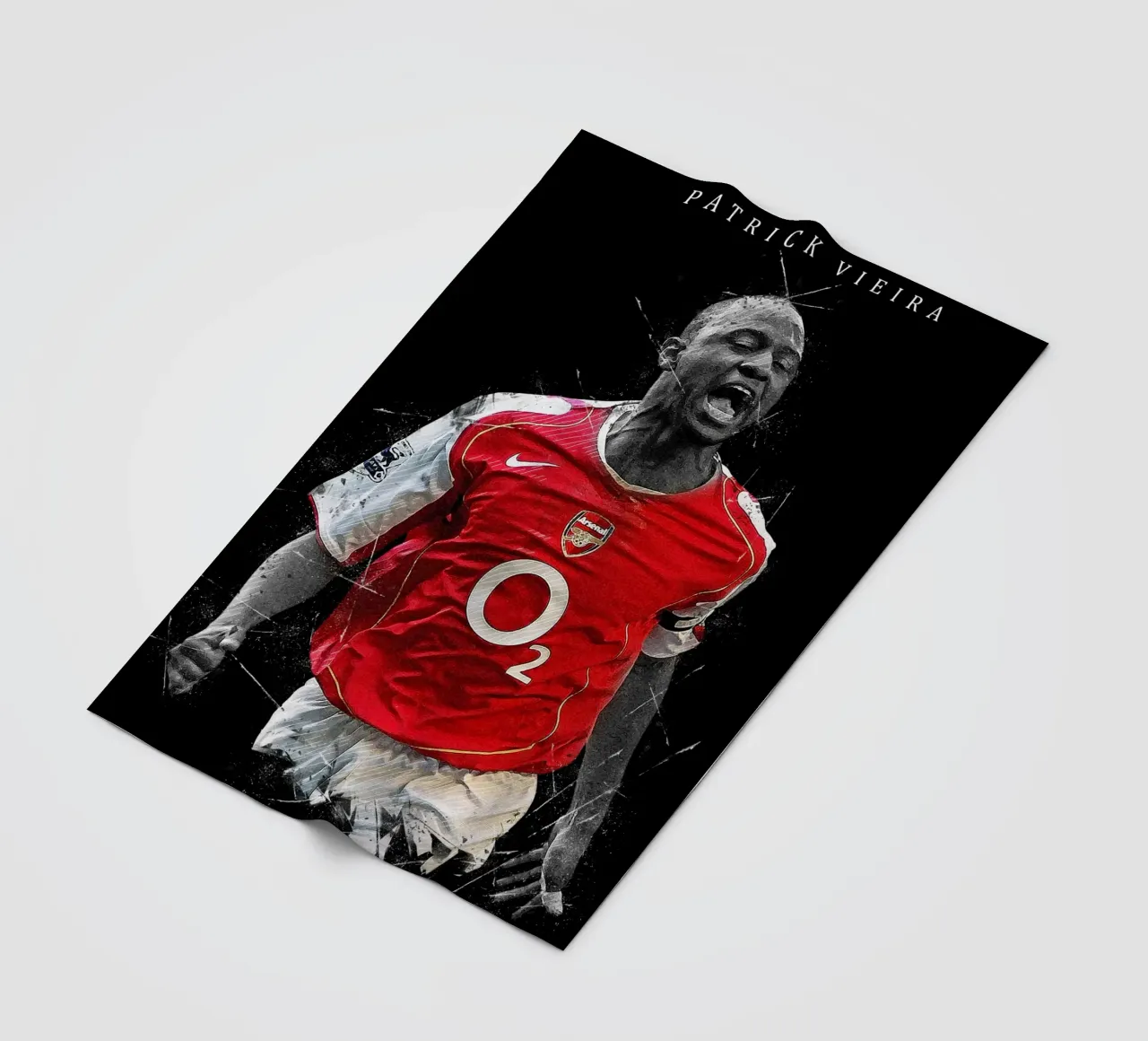 Patrick Vieira coperta in pile da tenten