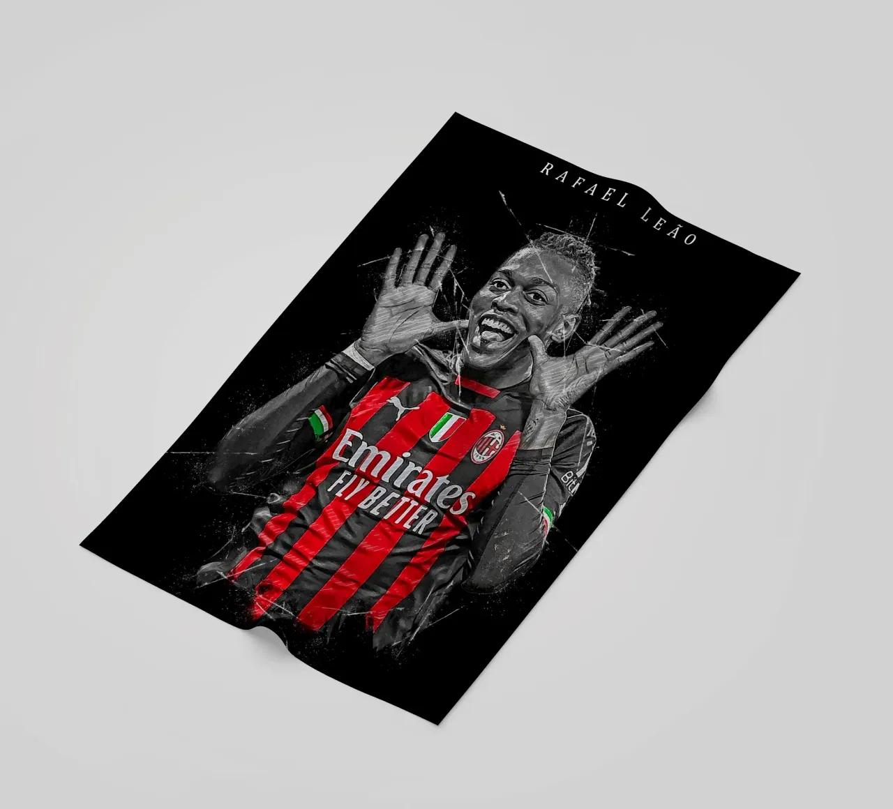 Rafael Leão beach towel by tenten