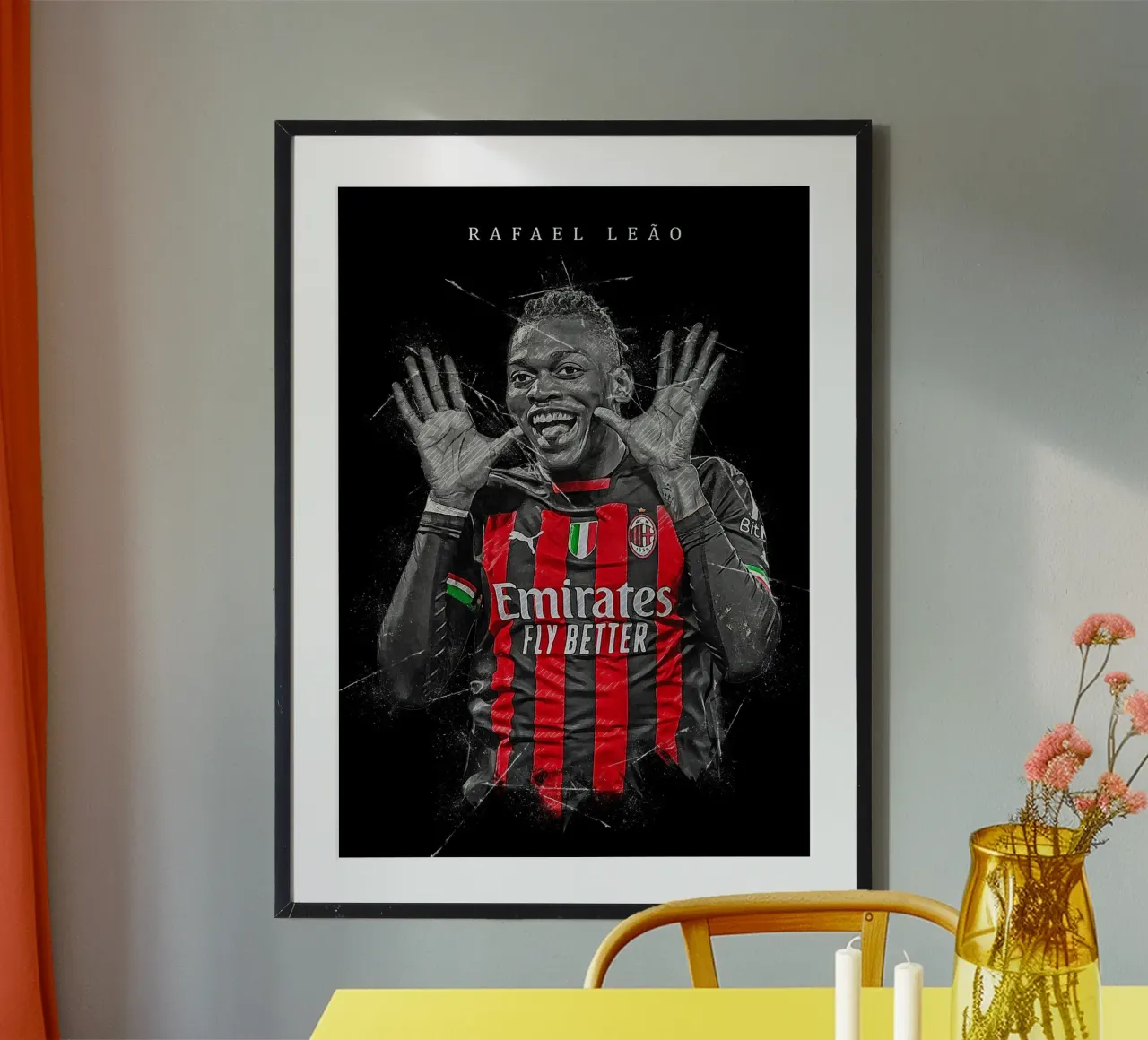 Rafael Leão carta hahnemühle da tenten