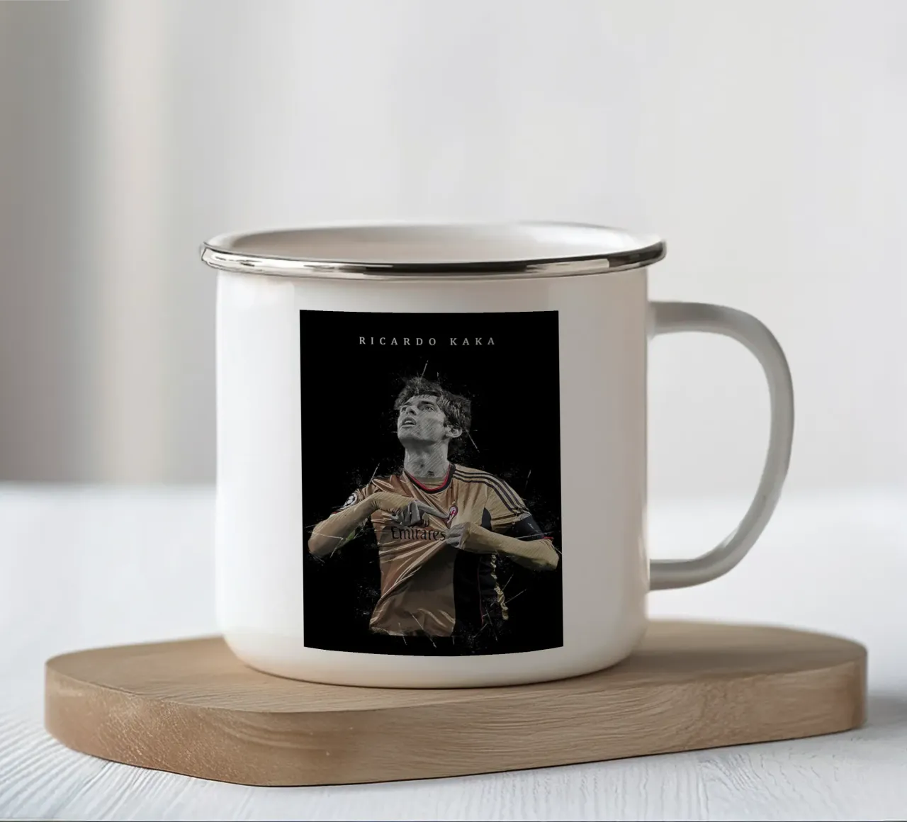 Ricardo Kaka tazza in smalto da tenten