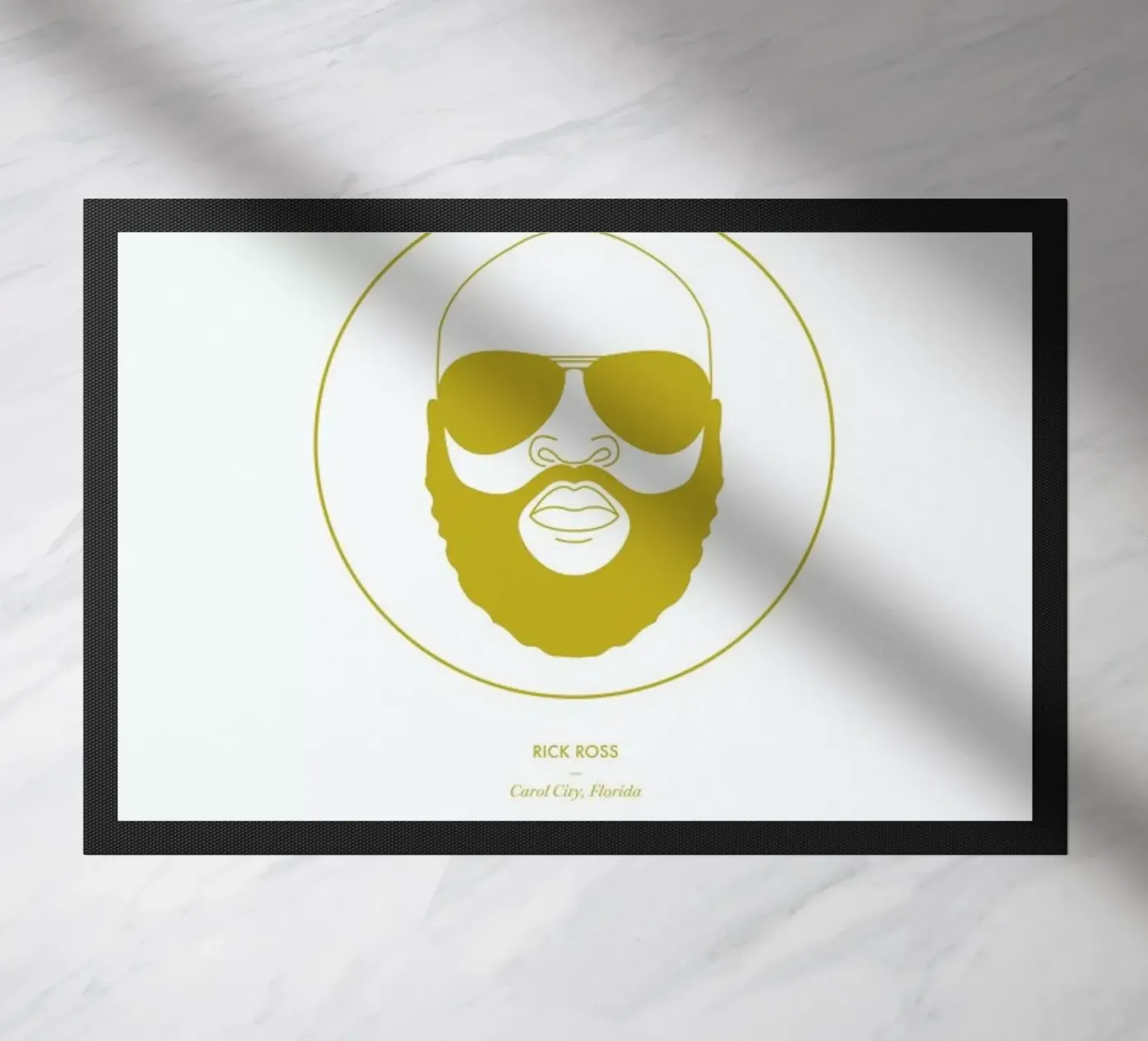 Rick Ross Fußmatte von Dean Smith