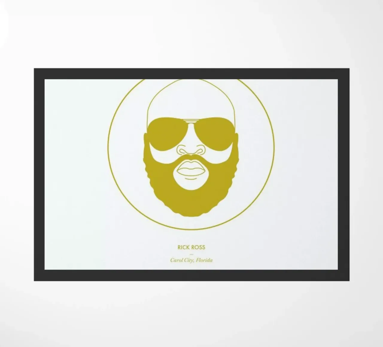 Rick Ross deurmat van Dean Smith