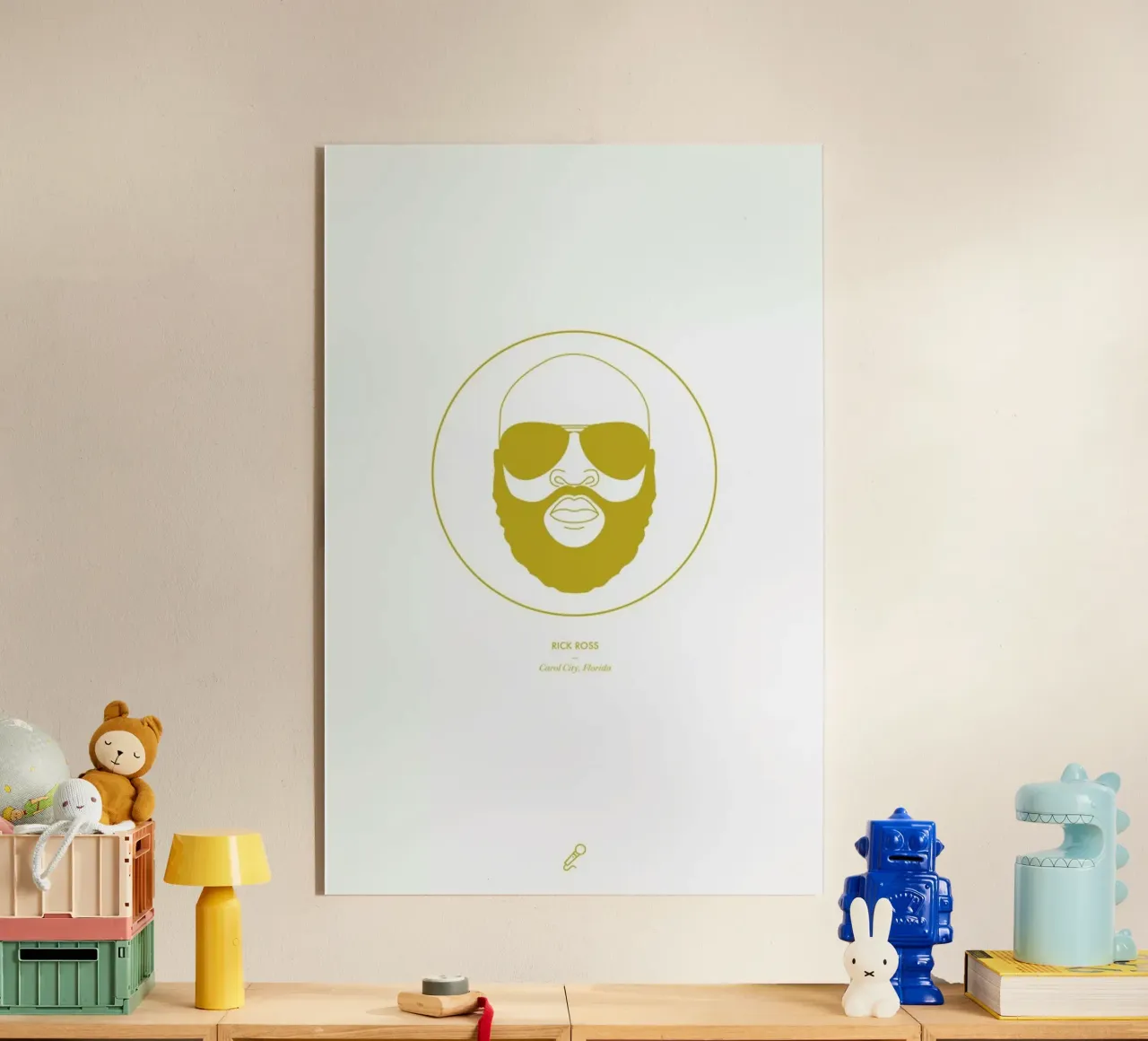 Rick Ross plexiglass da Dean Smith