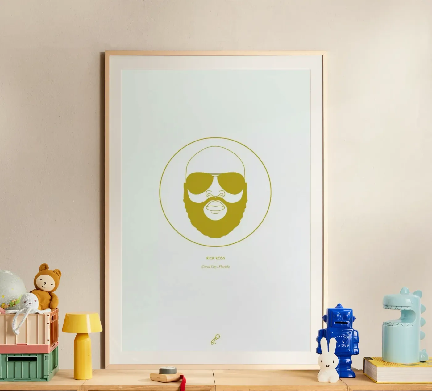 Rick Ross poster by Dean Smith