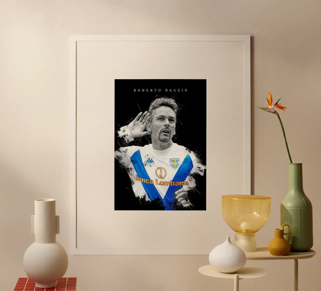 Roberto Baggio poster da tenten