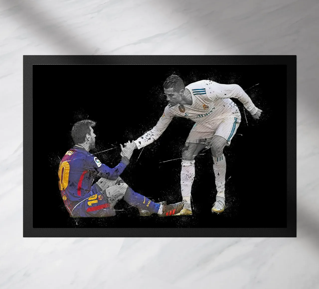 Ronaldo And Messi 1 zerbino da tenten