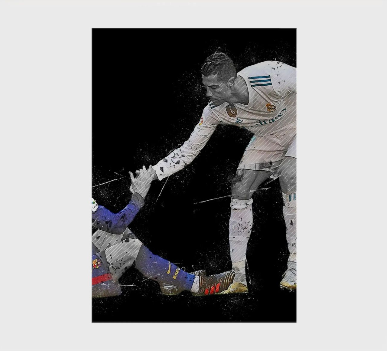 Ronaldo And Messi 1 notebook by tenten