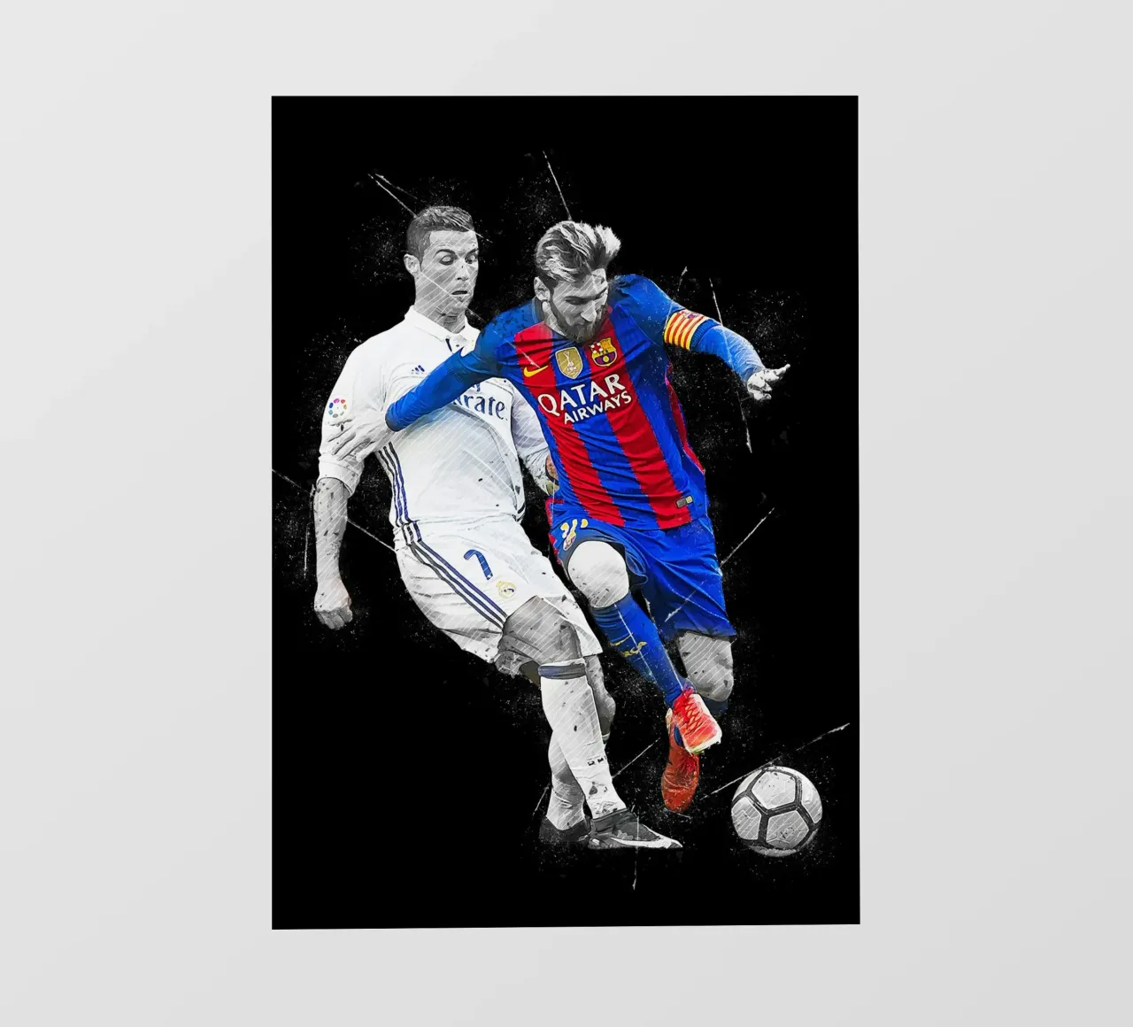 Ronaldo And Messi 2 pellicola backlit da tenten