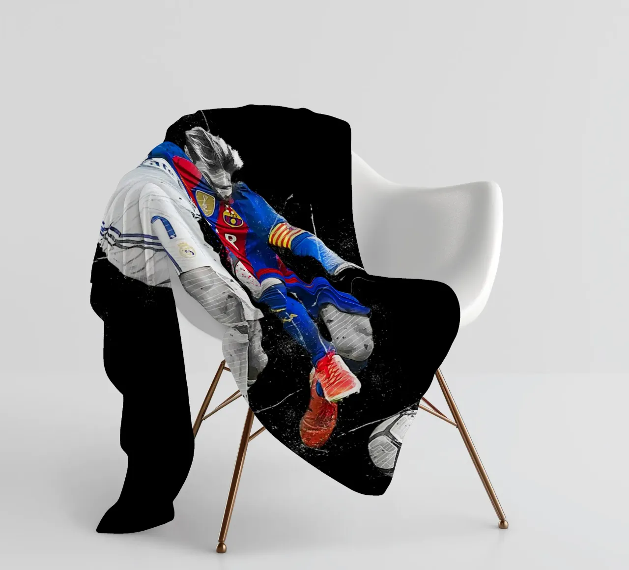 Ronaldo And Messi 2 Fleecedecke von tenten
