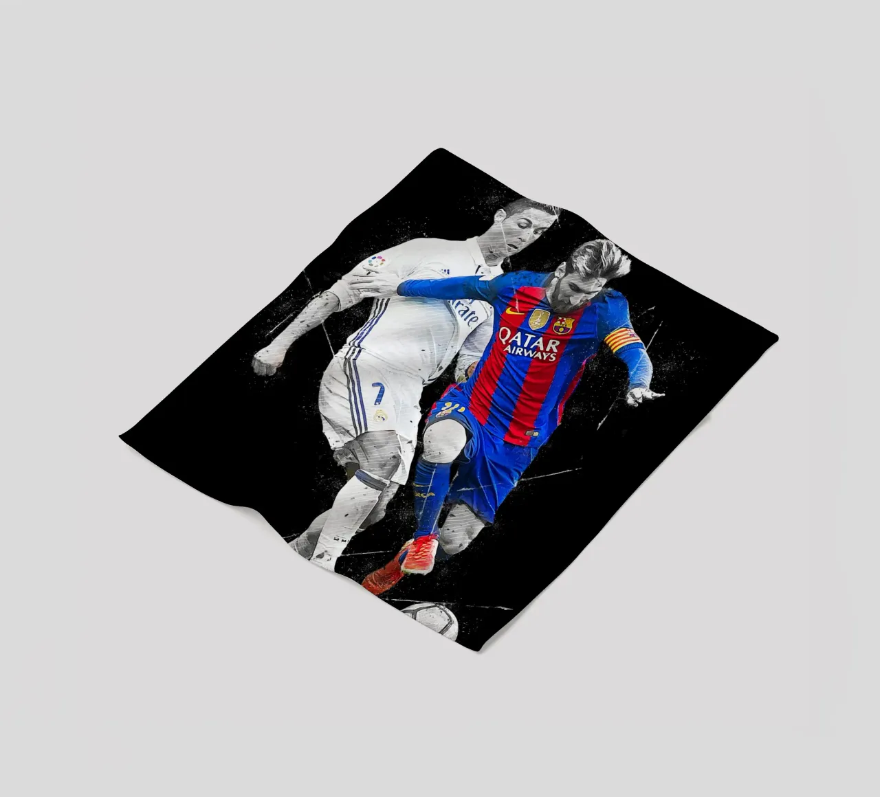 Ronaldo And Messi 2 Fleecedecke von tenten