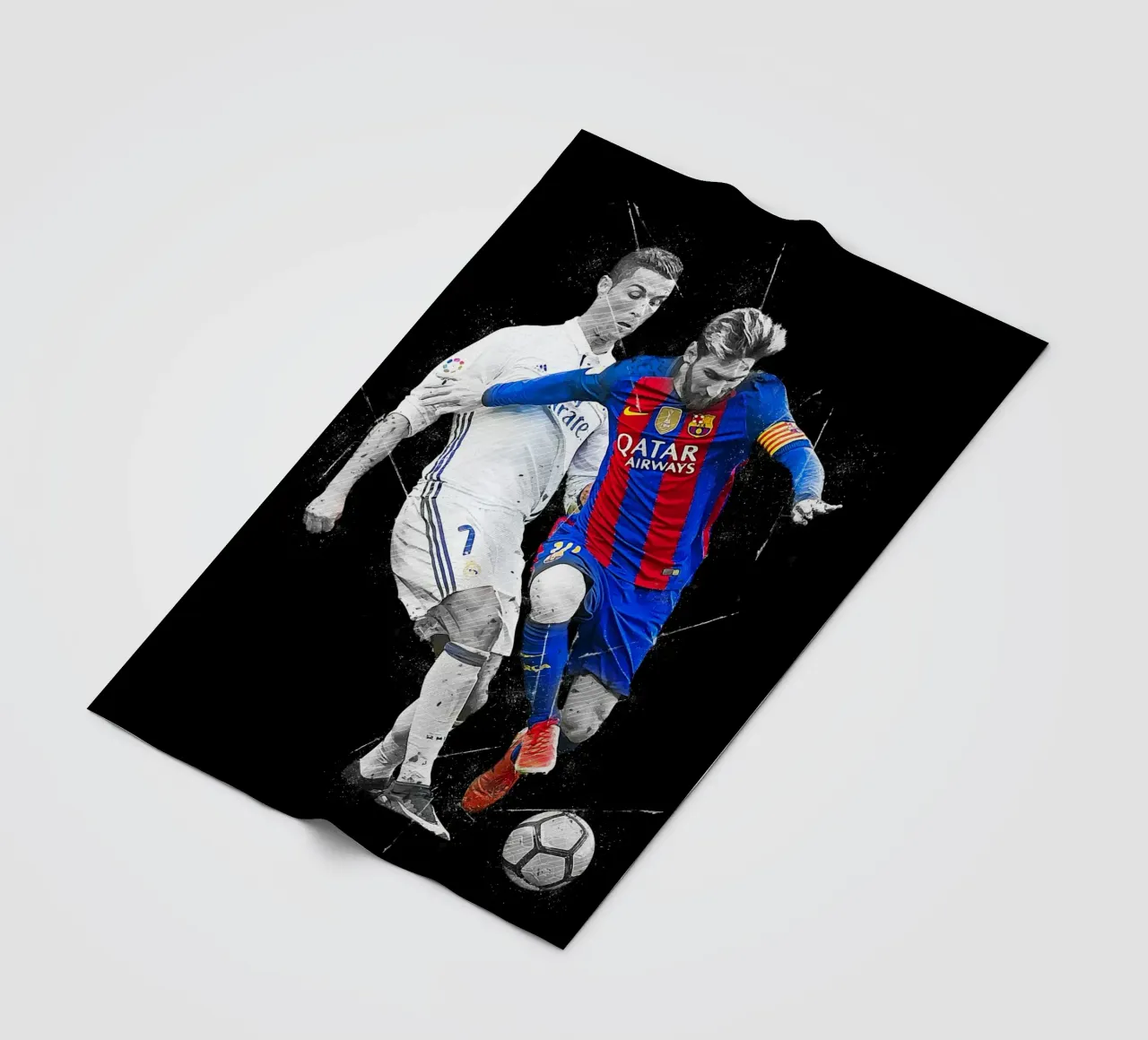 Ronaldo And Messi 2 Fleecedecke von tenten