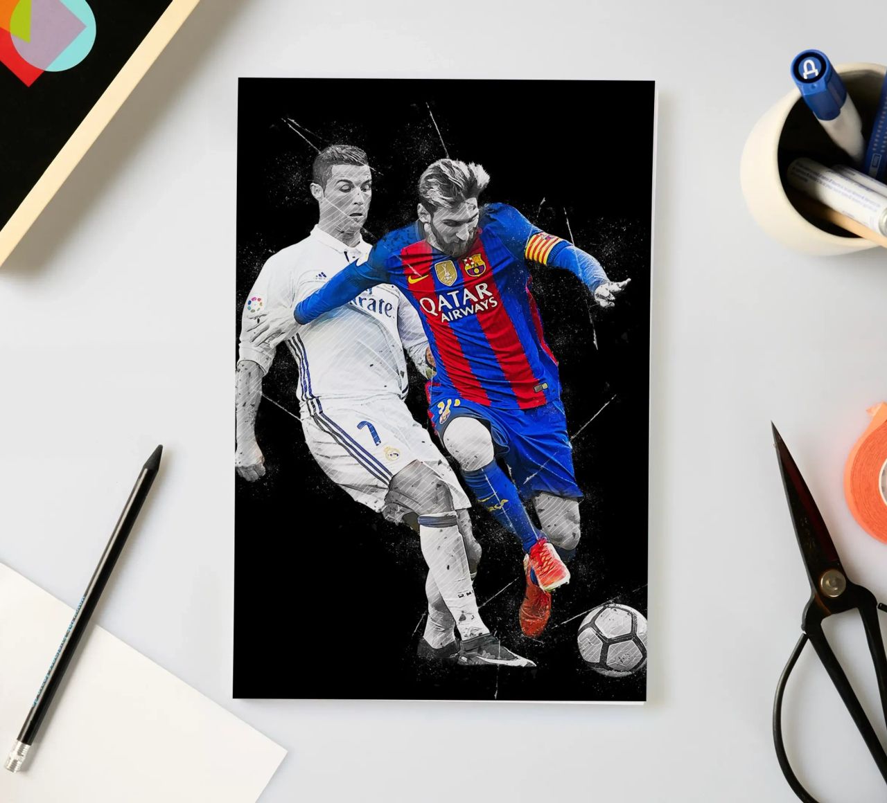 Ronaldo And Messi 2 notebook by tenten