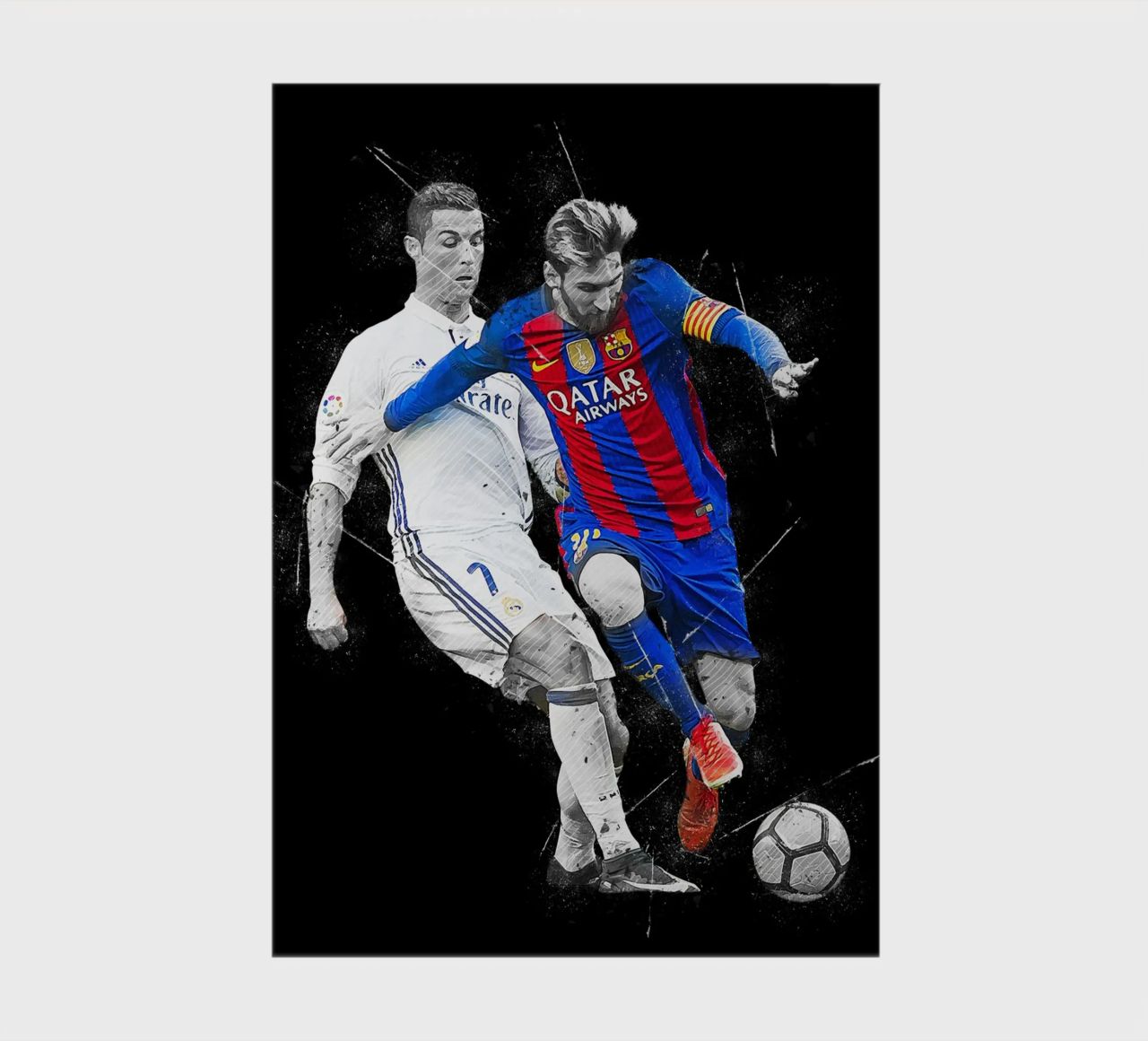Ronaldo And Messi 2 notebook by tenten