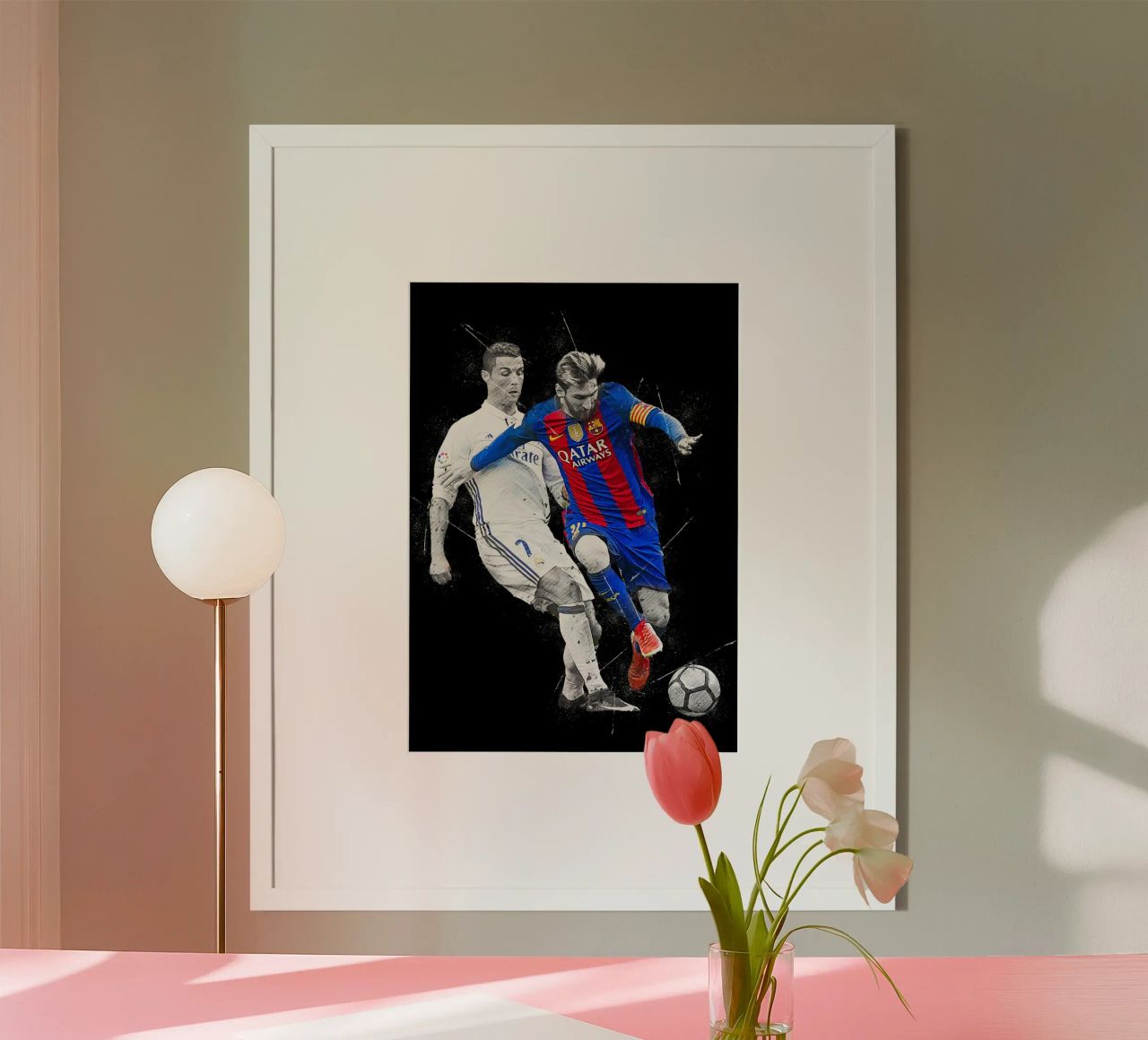 Ronaldo And Messi 2 poster by tenten